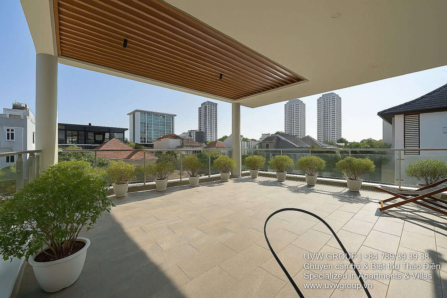 5-bedroom brand new villa for rent in Thao Dien, 400m², modern design