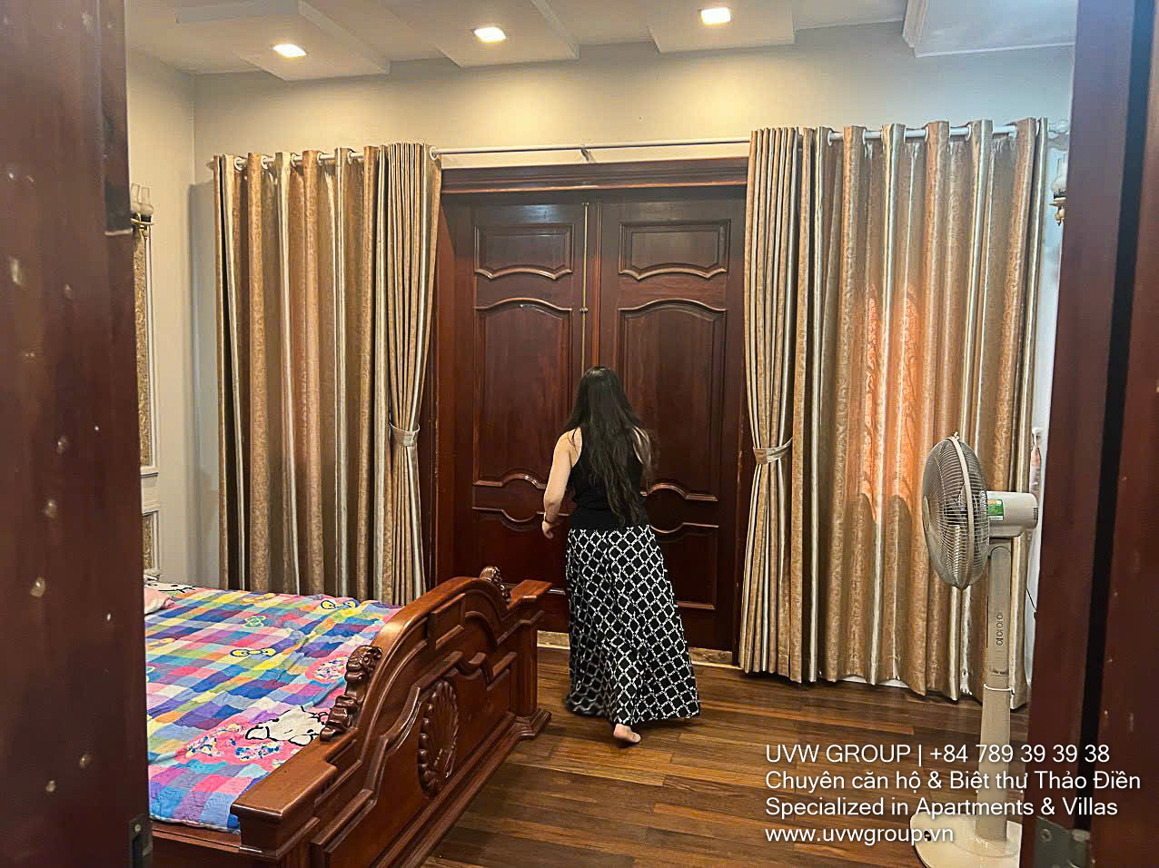 5-bedroom house for sale in Thao Dien District 2 with garden and elevated basement – 5x30m land, east-facing, move-in ready