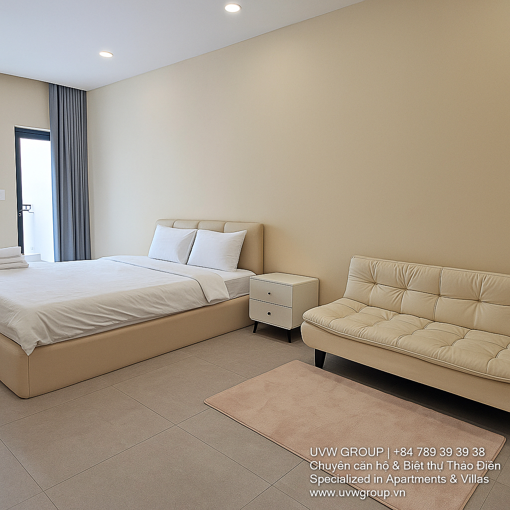 Premium 6-bedroom villa for short-term rent in An Phu - District 2. Fully furnished with private pool, karaoke, BBQ & daily cleaning. Rent from $450 to $650/night.