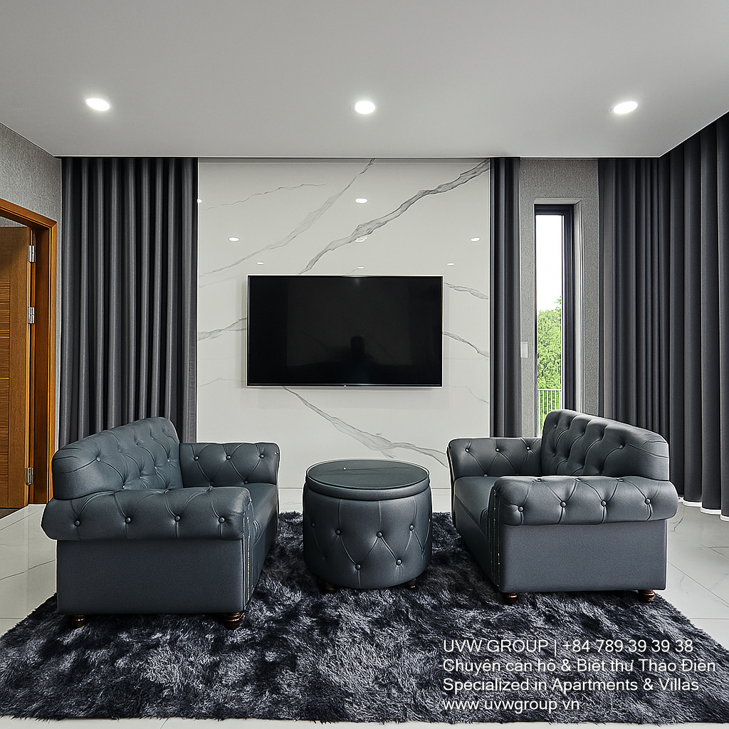 8-bedroom luxury villa for short-term rent in Nha Be, HCMC with private pool and karaoke