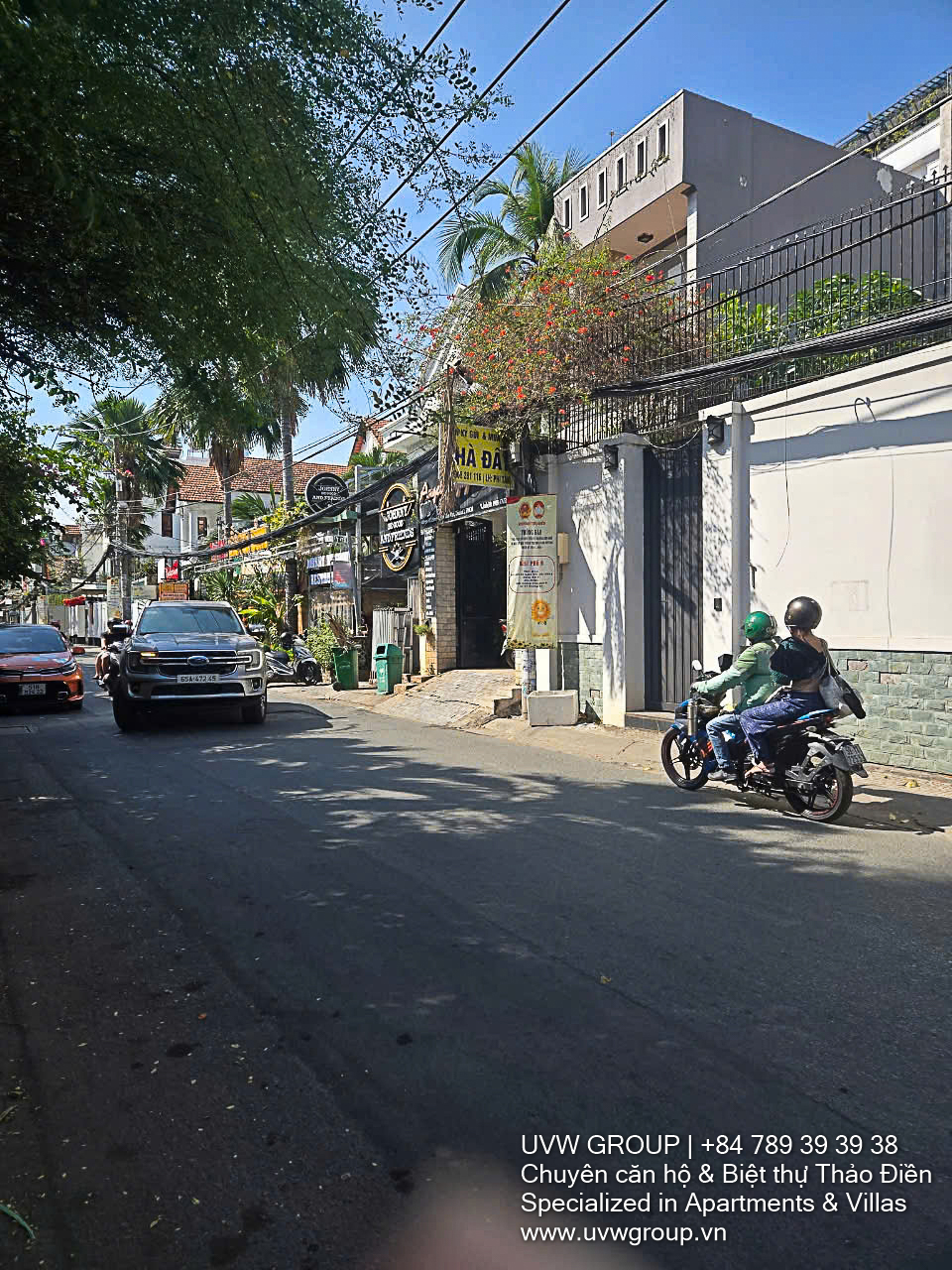 Street-front townhouse for sale at 47 Thao Dien, An Phu – 101m², 2 floors, pink book property