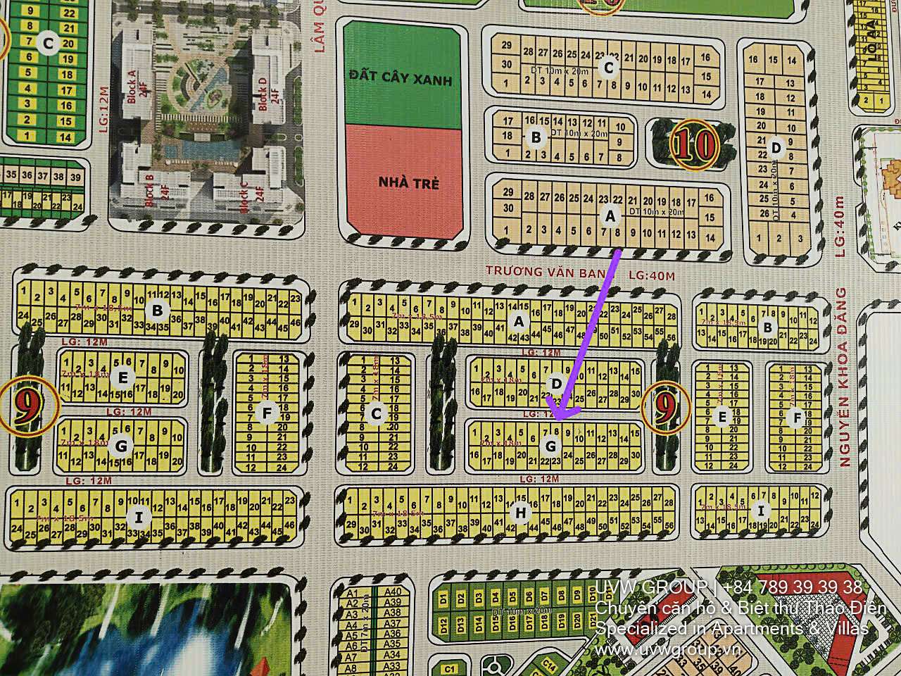 Residential land 129.5m² G8 Phu Nhuan 2 for sale, northeast direction, 11m road