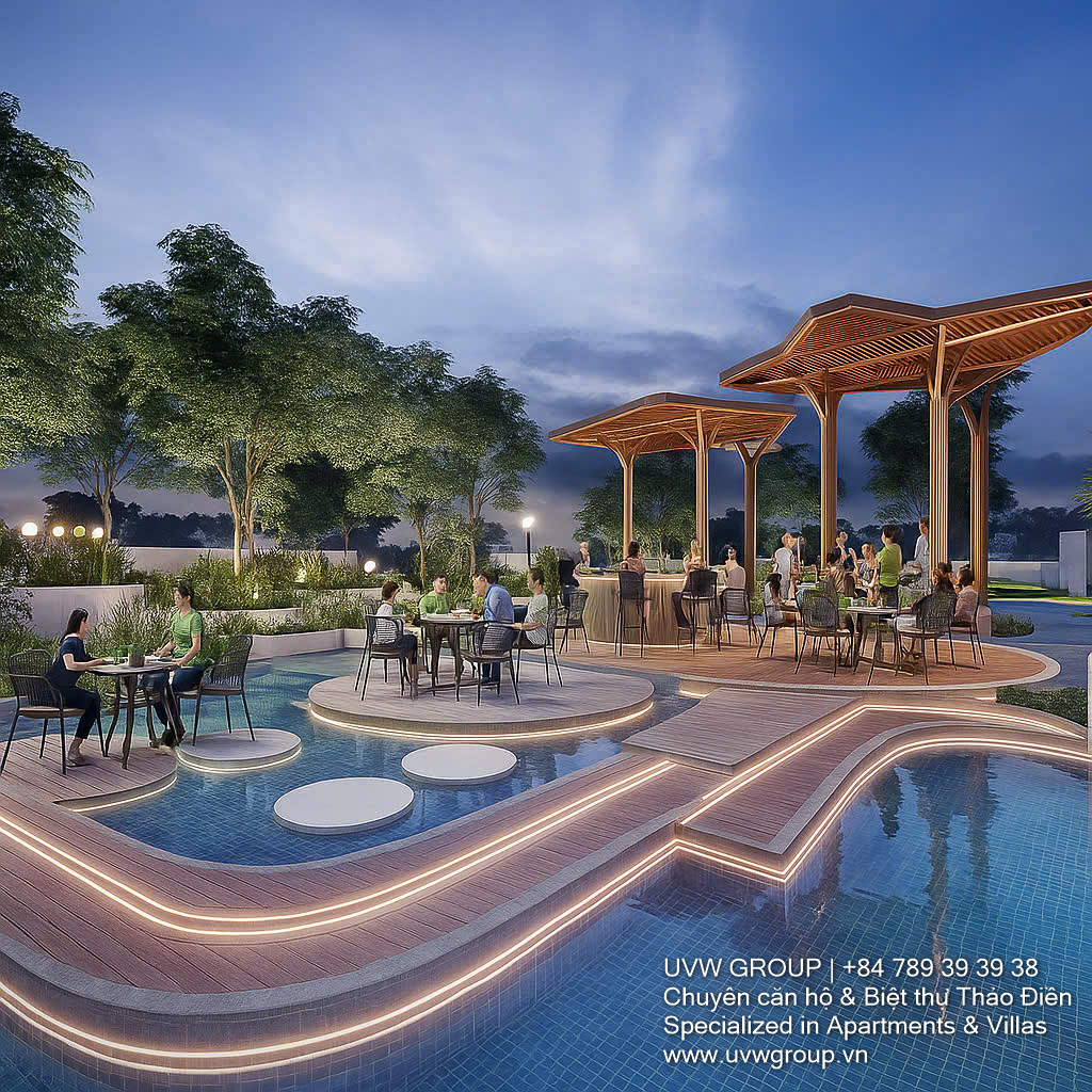 3-bedroom apartment for sale at Thao Dien Green, river view, high floor