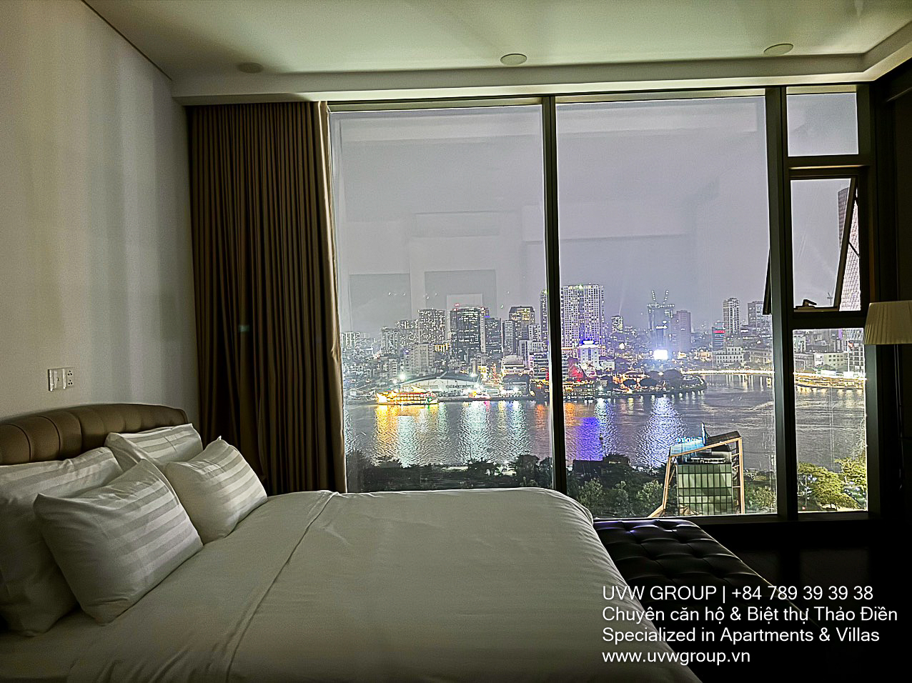 Luxury 3-bedroom apartment for rent at Empire City with southeast view
