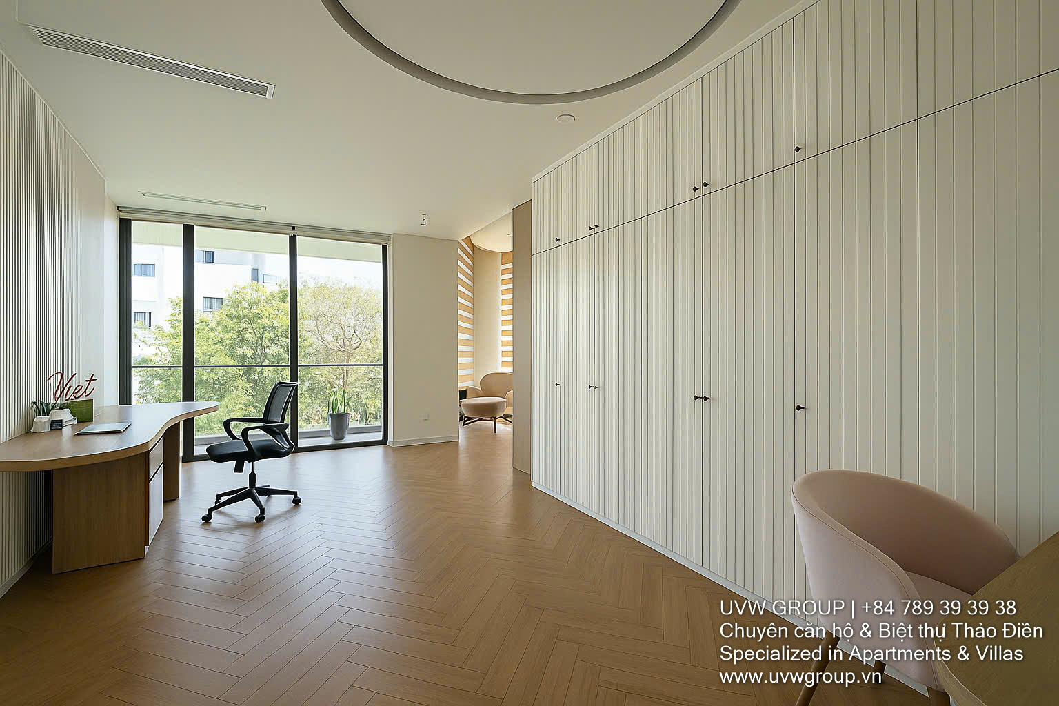 5-bedroom brand new villa for rent in Thao Dien, 400m², modern design