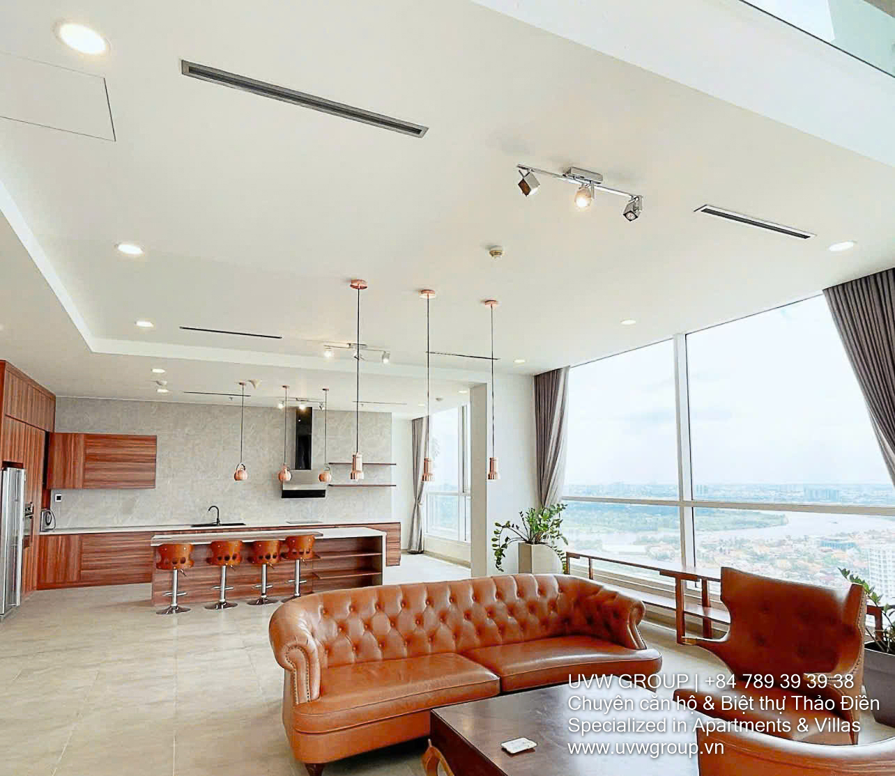 Corner penthouse for sale at Thao Dien Pearl, District 2 – 500m²