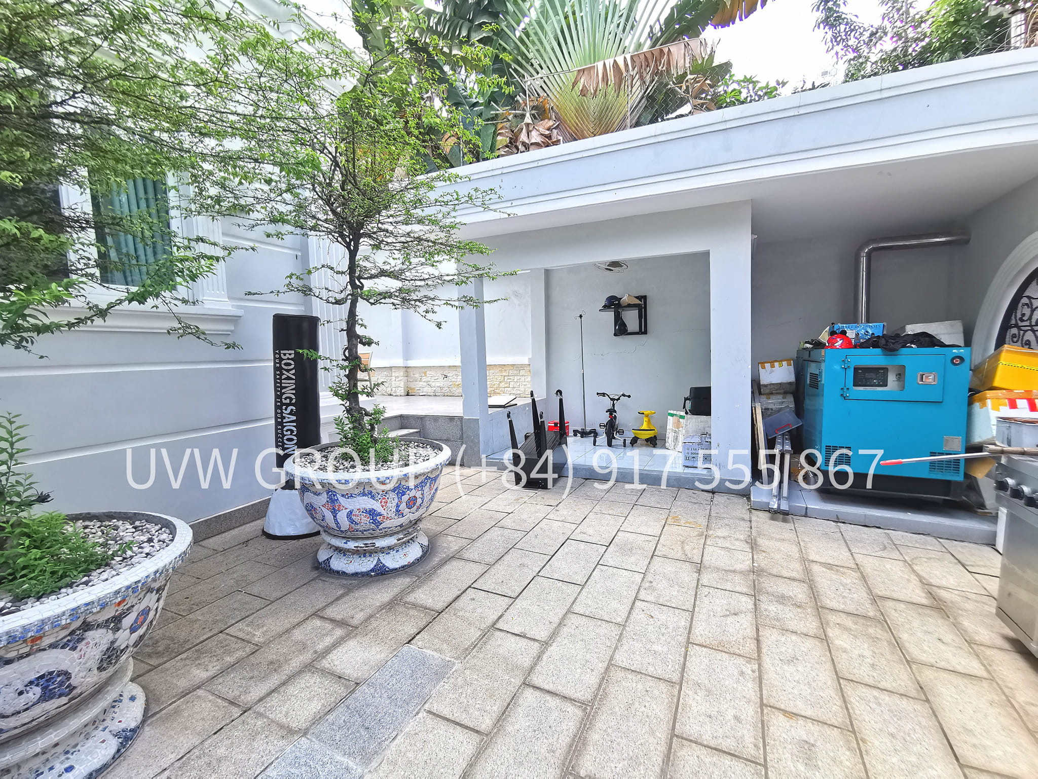 Thao Dien villa for rent with swimming pool – 500m² usable area, 5 bedrooms, fully furnished, secure area