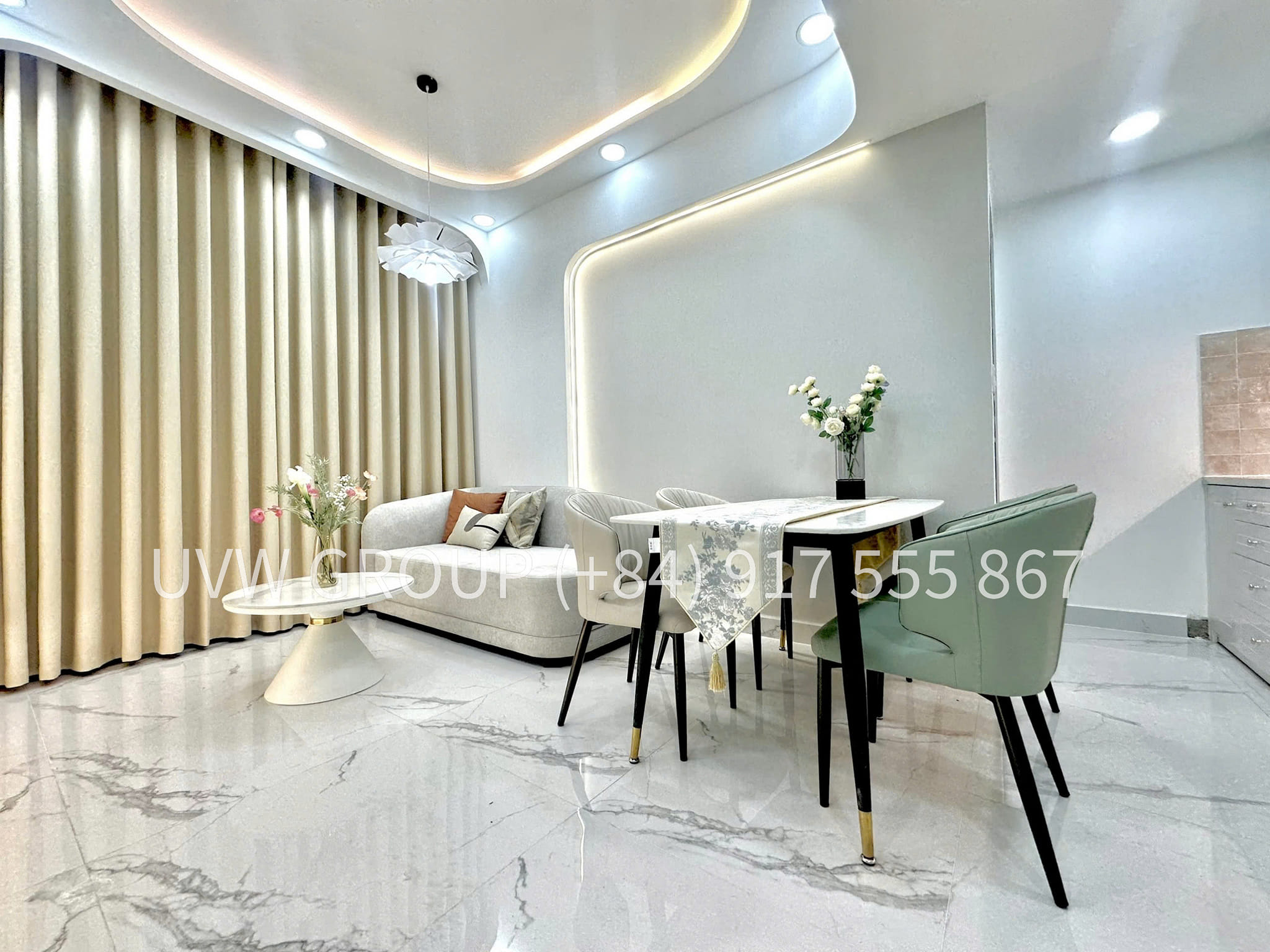 Masteri Thao Dien 2BR apartment for rent fully furnished