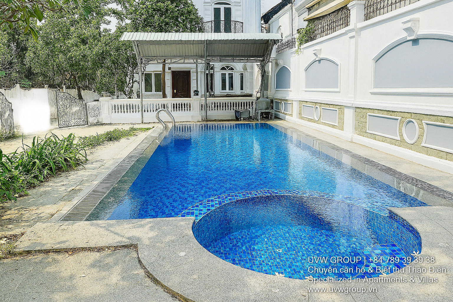 Luxury 6-bedroom villa in Thao Dien with private pool and garden – for rent $5,500/month