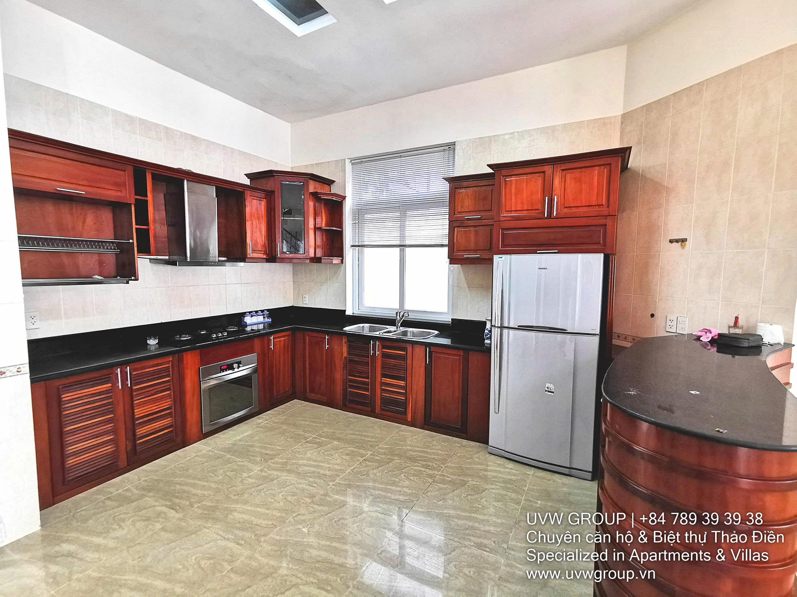 Thao Dien villa for lease with 5 bedrooms, private pool, and garden – spacious 3-floor home