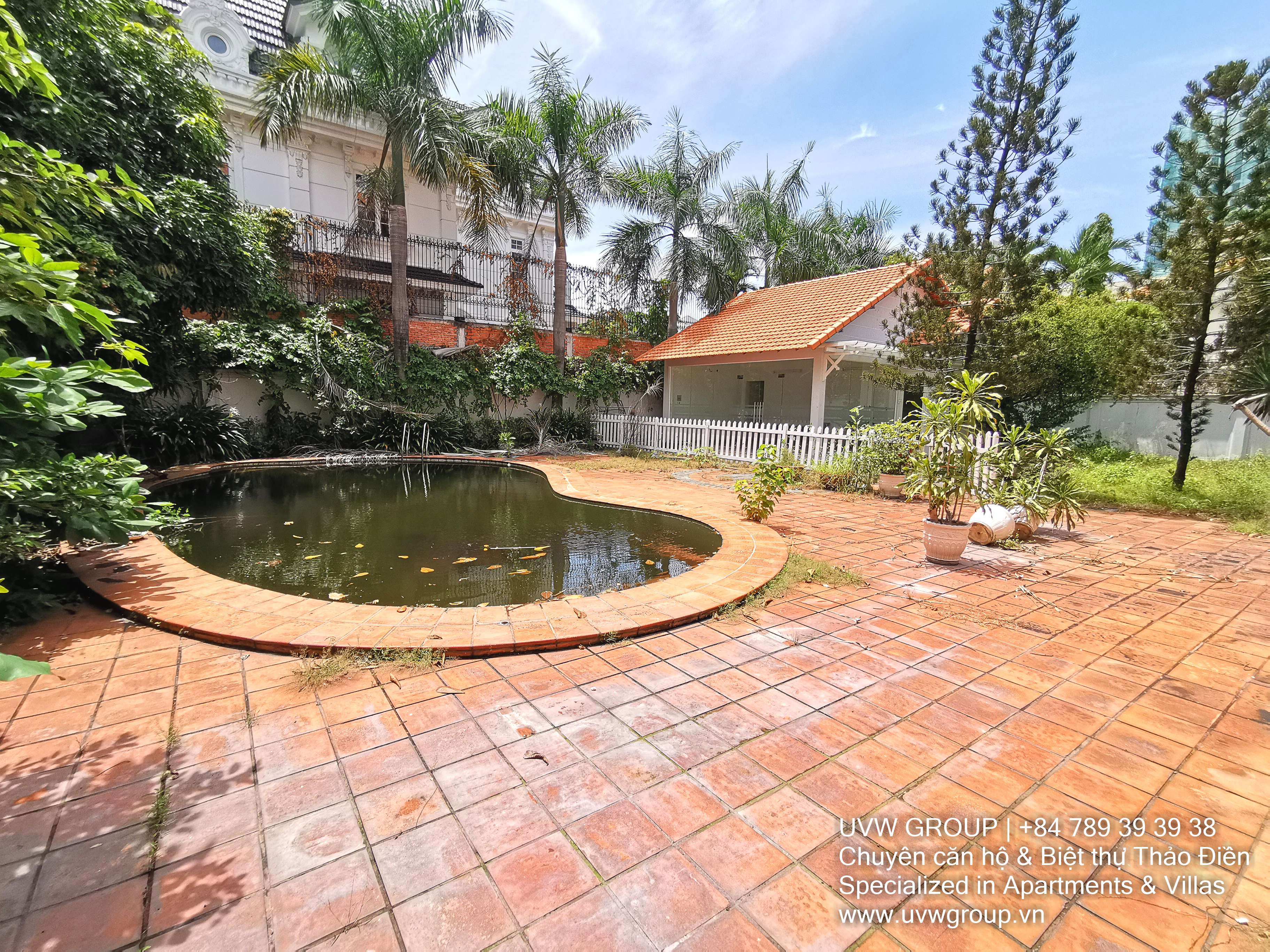 Villa for Rent in Thao Dien | 5BR | 1250m² | Unfurnished | $12,000