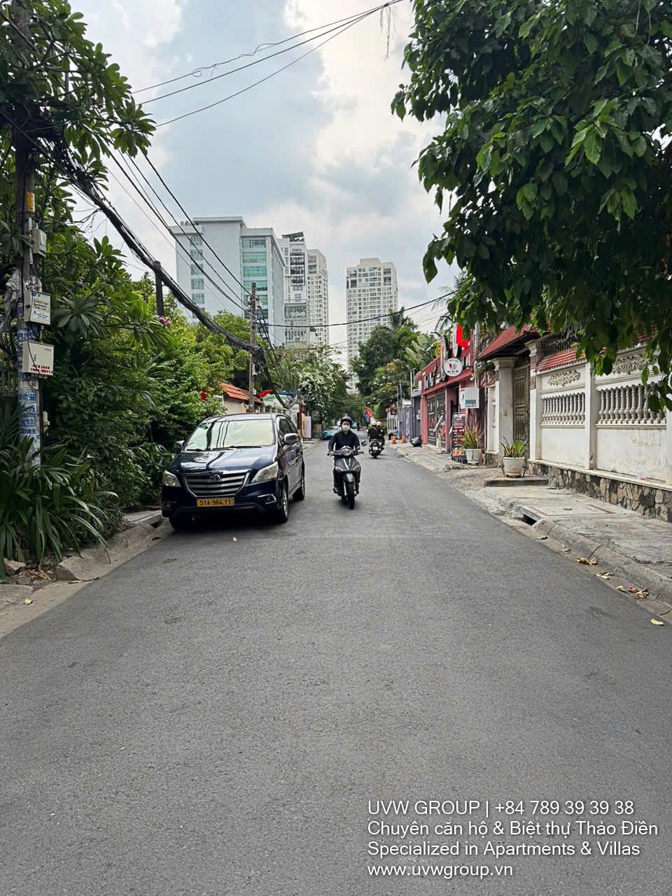 Premium 1,464m² land for sale on Nguyễn Đăng Giai, Thảo Điền – high-rise development permitted, Red Book title