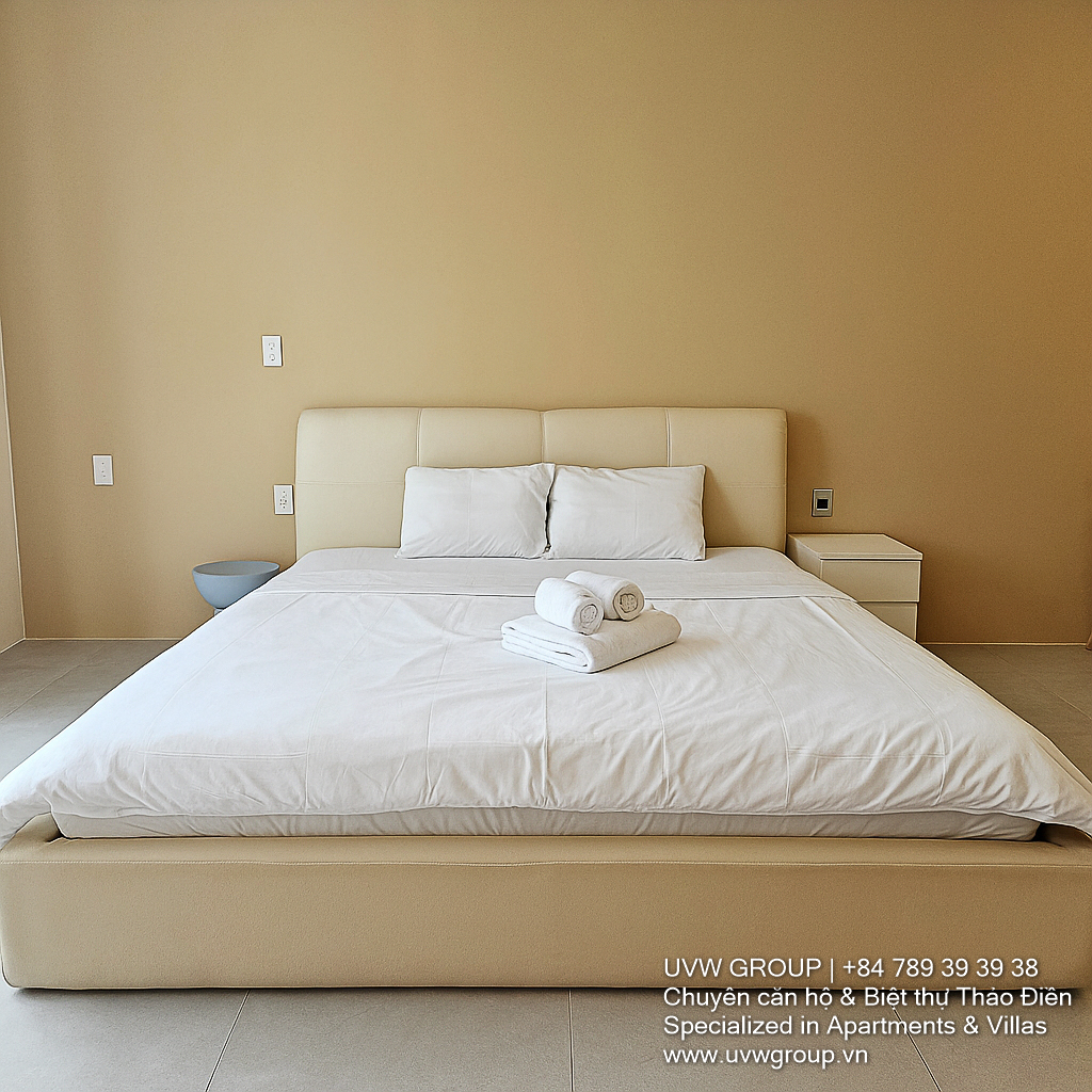 Premium 6-bedroom villa for short-term rent in An Phu - District 2. Fully furnished with private pool, karaoke, BBQ & daily cleaning. Rent from $450 to $650/night.