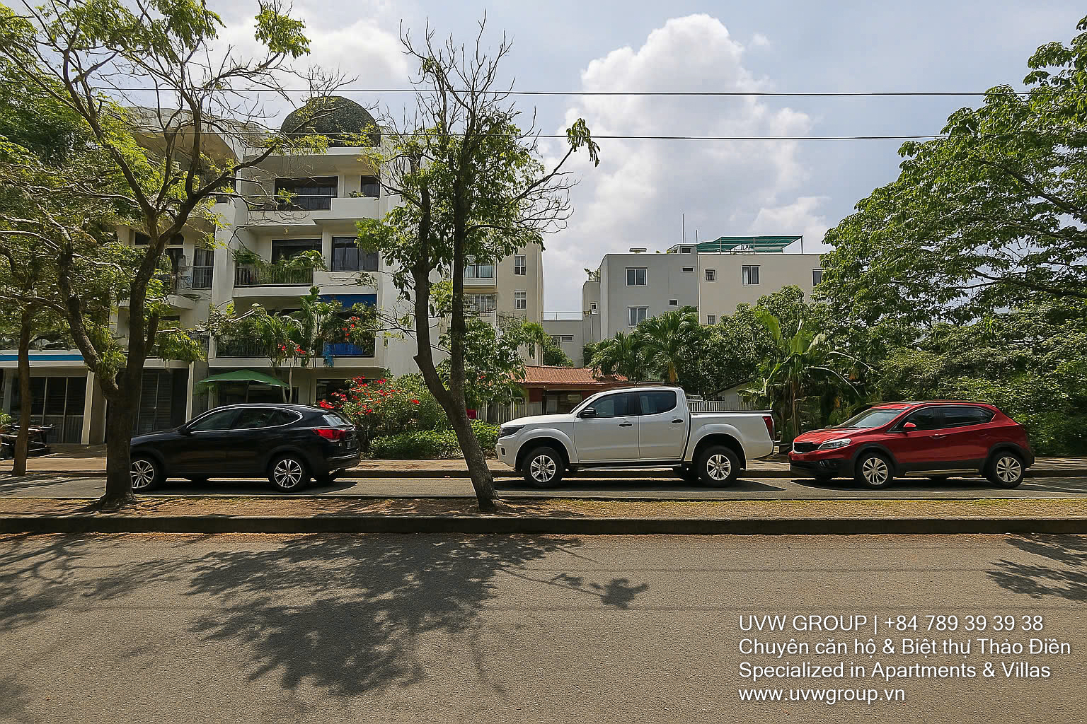 4-storey house for rent at 86 Nguyen Quy Duc – 5 bedrooms – An Phu, District 2
