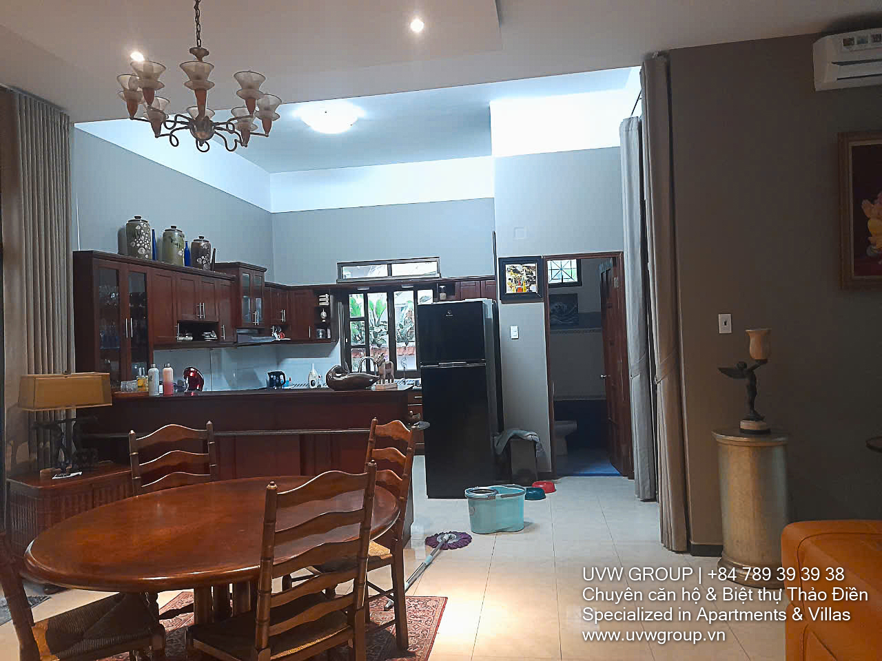 Frontage villa for sale in Fideco Compound, Thao Dien – 384m² land, 5BR, pool, garden, rooftop terrace