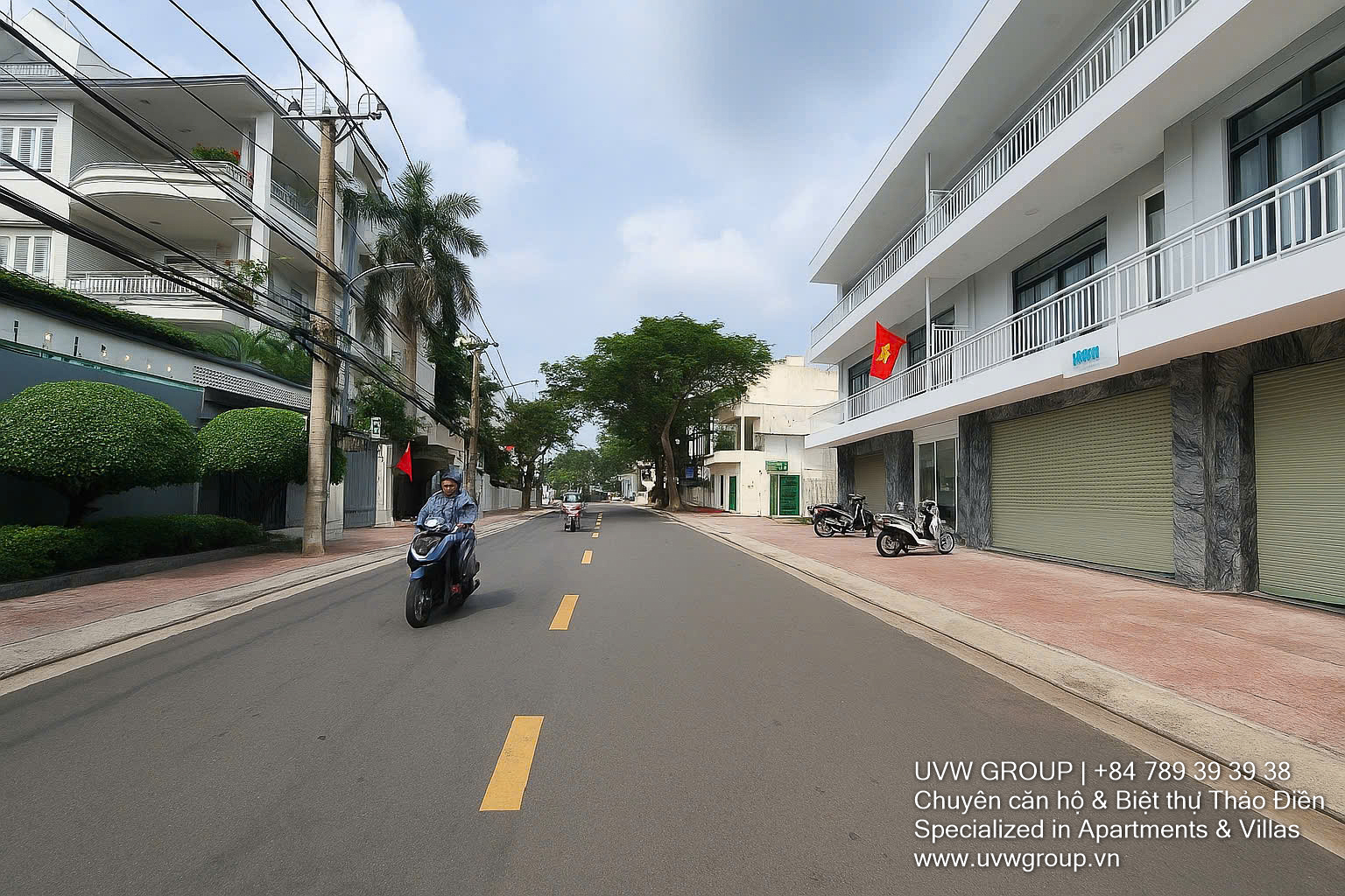 Whole house for lease in Thao Dien – ideal for café, spa, office or restaurant