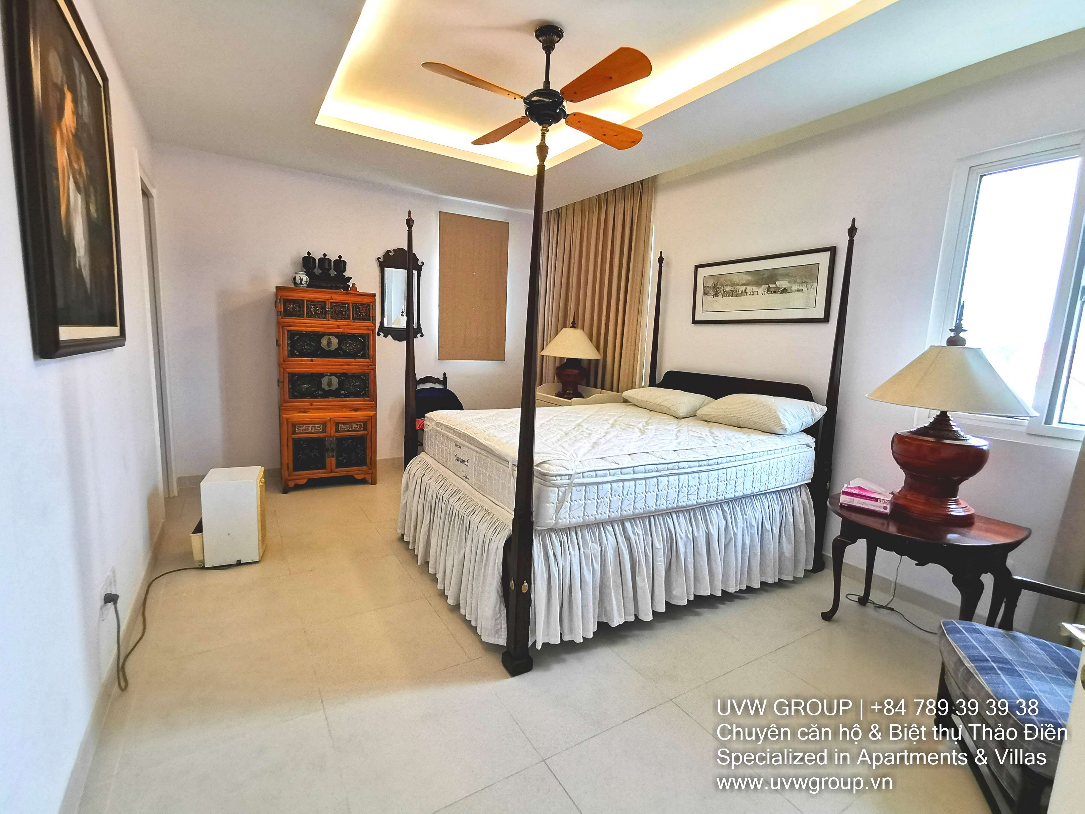 Fully furnished luxury 5-bedroom house with basement in Thao Dien for rent