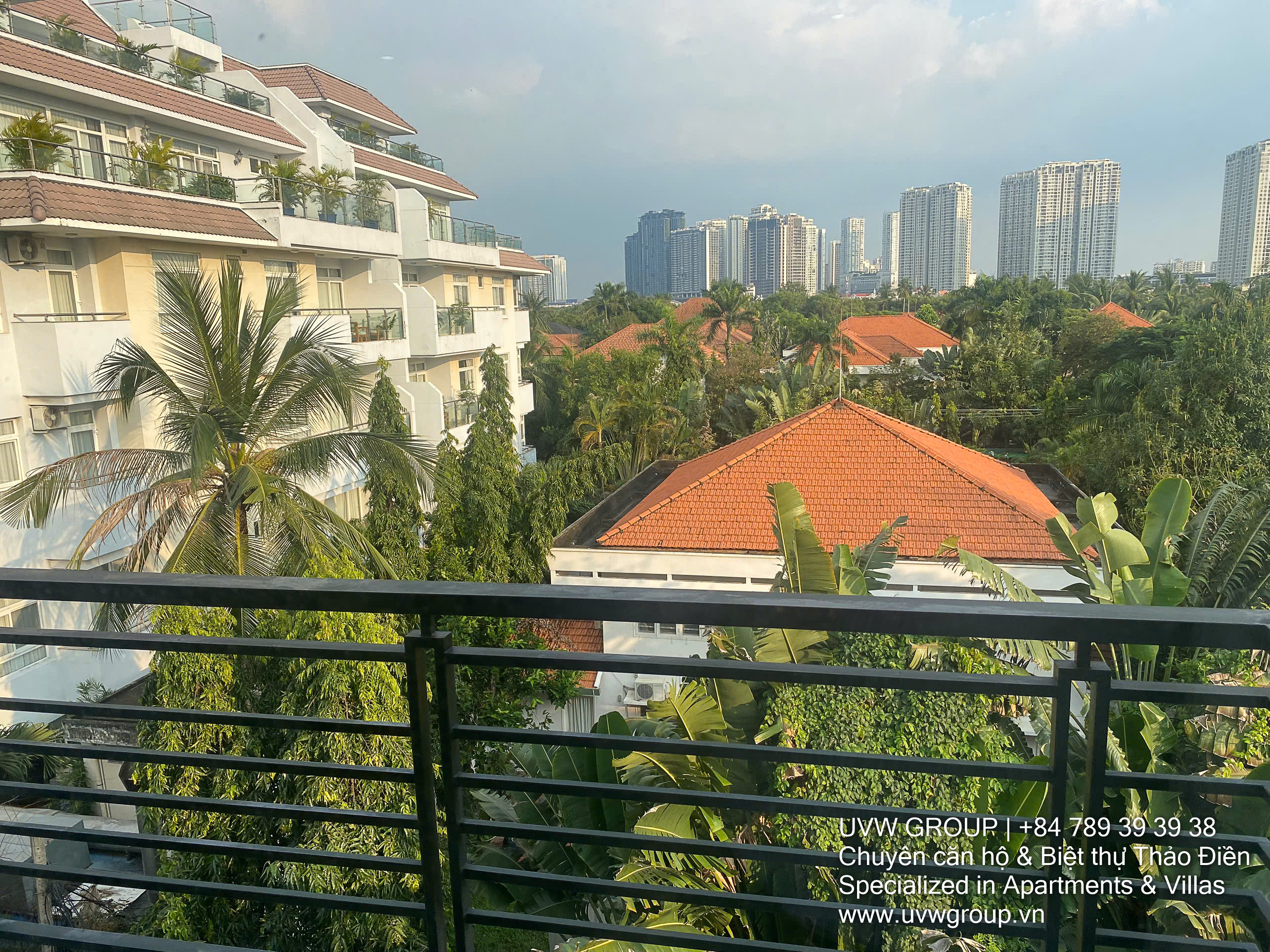 3-bedroom townhouse for rent in Press Village, Thao Dien, District 2