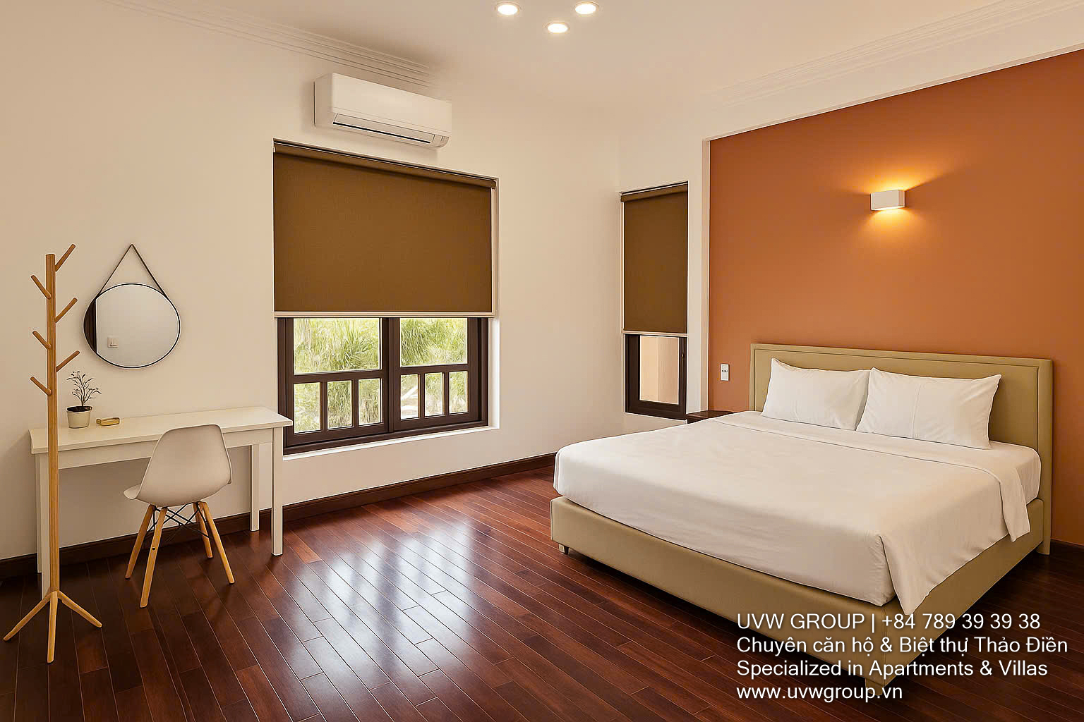 Front gate of 7-bedroom villa with pool in Thao Dien, HCMC
