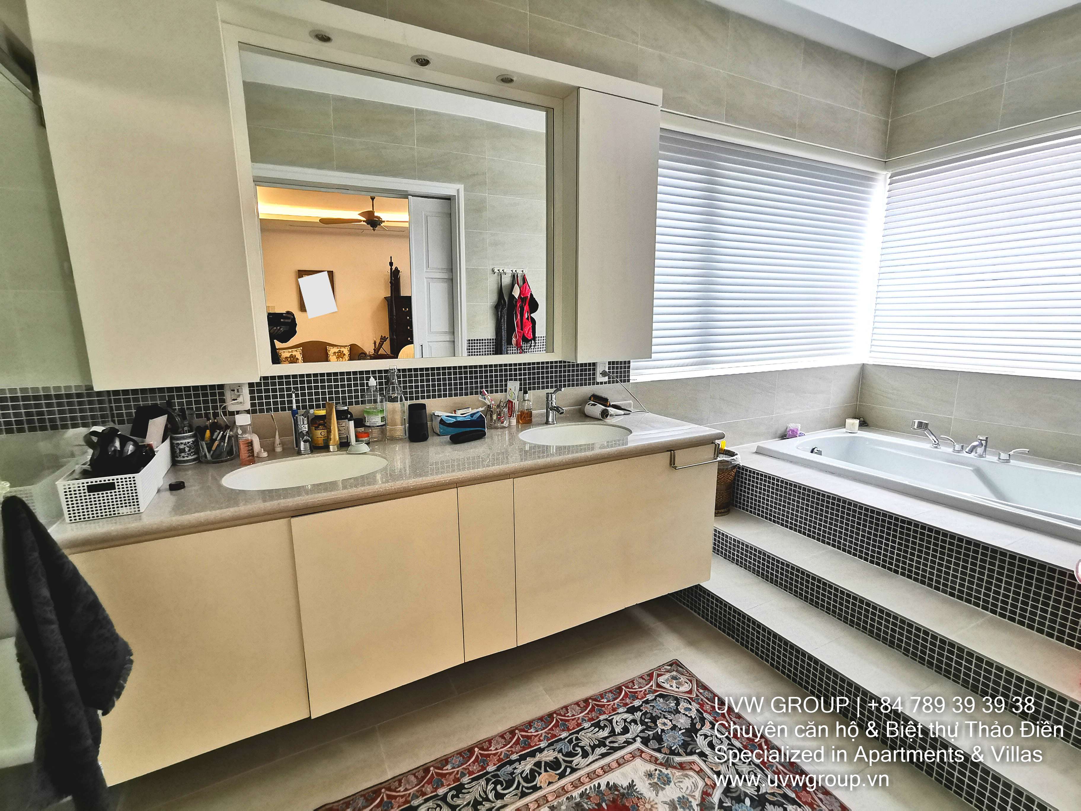 Fully furnished luxury 5-bedroom house with basement in Thao Dien for rent