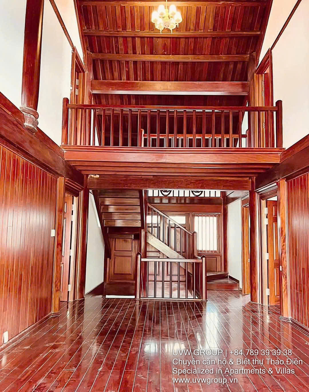 Spacious 6-bedroom villa for rent in Thao Dien with private pool and BBQ garden