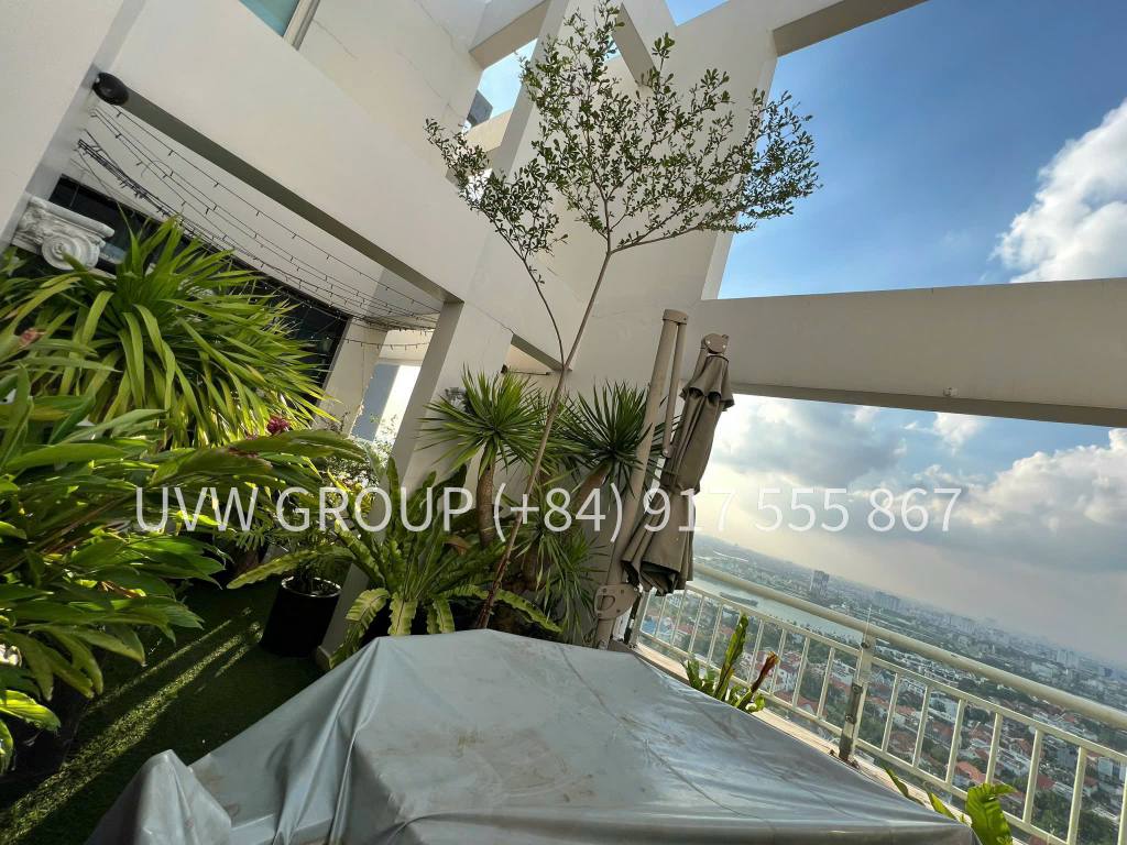 Luxury river-view duplex apartment at Hoang Anh Riverview, Thao Dien
