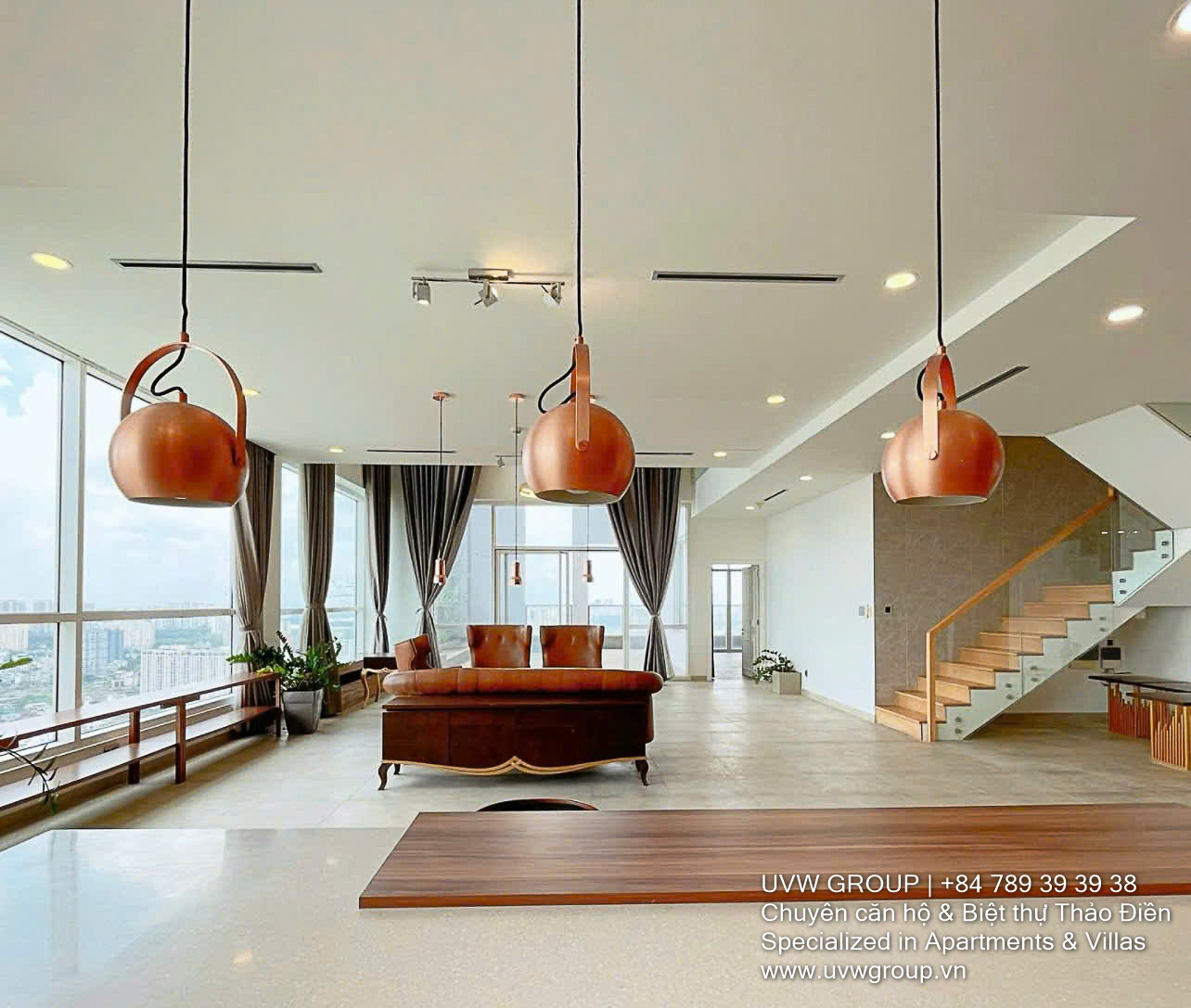 Corner penthouse for sale at Thao Dien Pearl, District 2 – 500m²