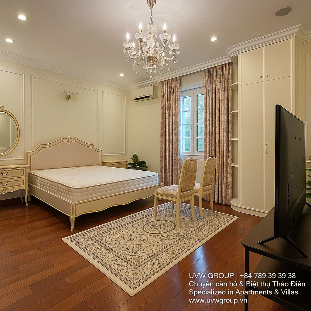 4-bedroom villa for rent in Thao Dien with private pool and garden – spacious and modern