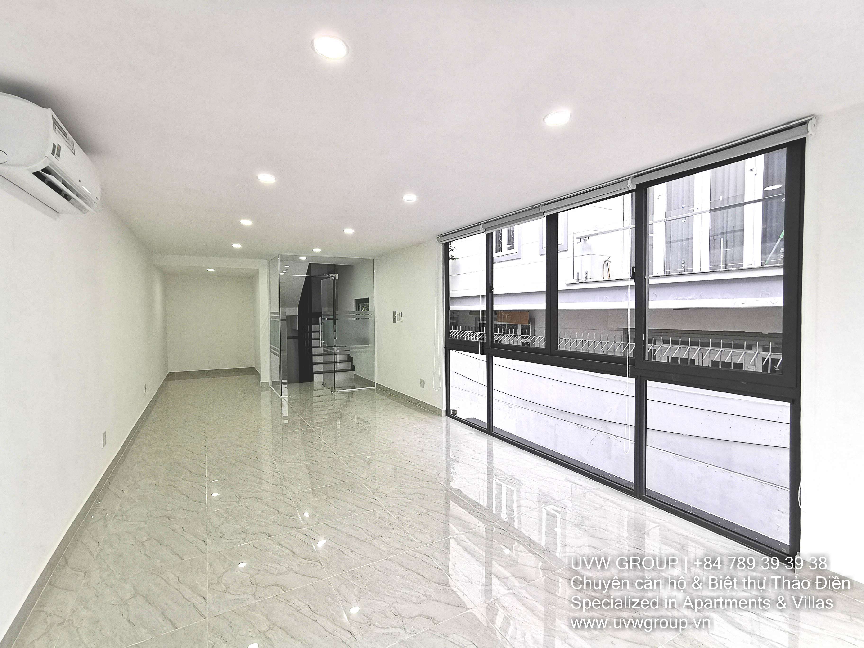 Basic furnished 2-bedroom house for rent in An Phu, 100m²