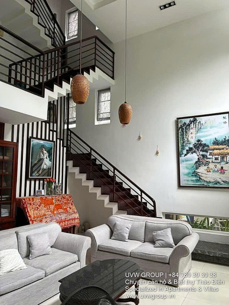 Villa for Rent in Thao Dien Compound | 4BR | Pool & Garden | $3,850 Including Tax