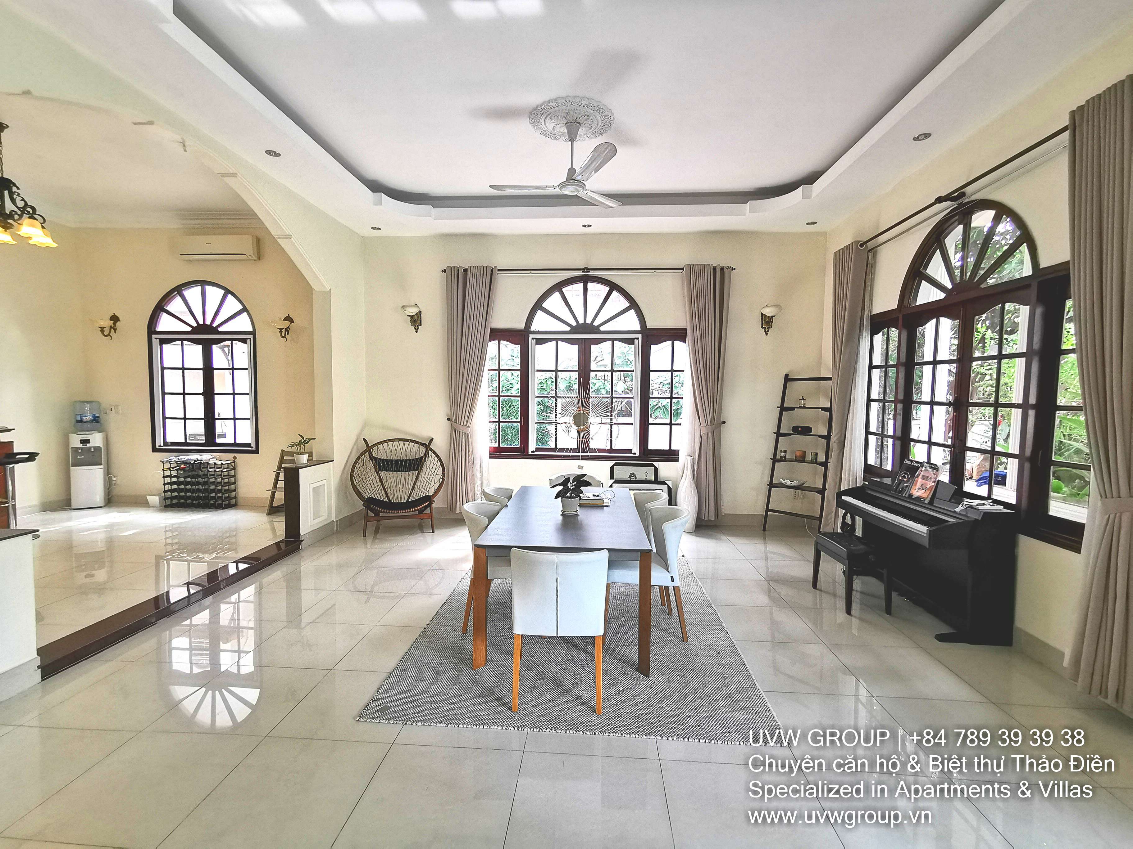4-bedroom luxury villa for rent in Thao Dien with 450m² area
