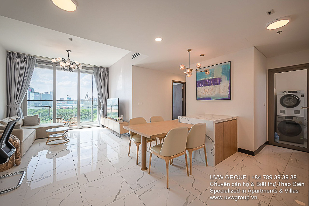Empire City luxury 2-bedroom apartment for rent in Ho Chi Minh City