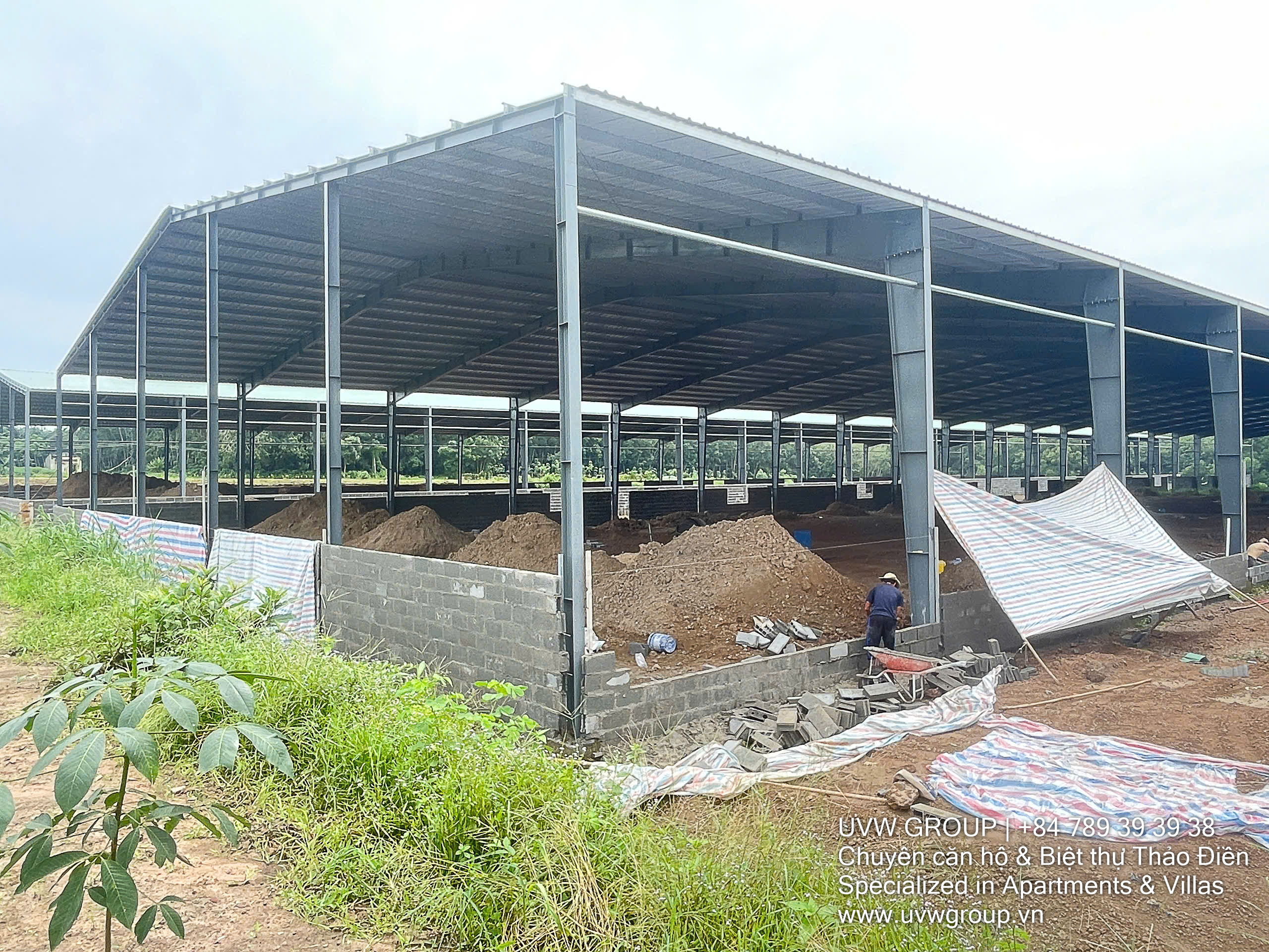 3.2ha industrial land with 3 warehouses for sale, Vietnam