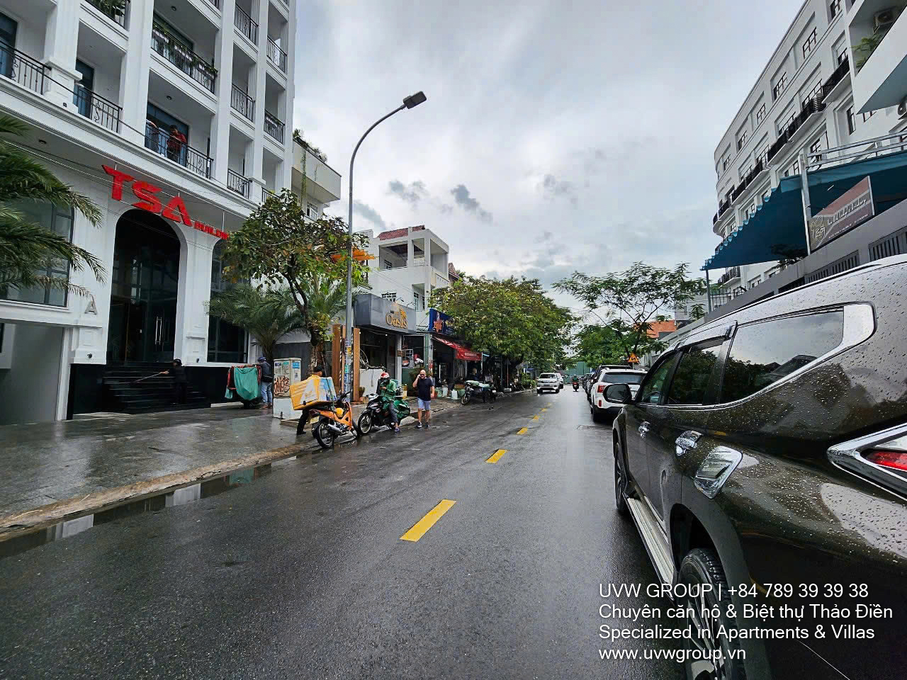 Land for sale on Quoc Huong Street, Thao Dien – 365m² with wide frontage