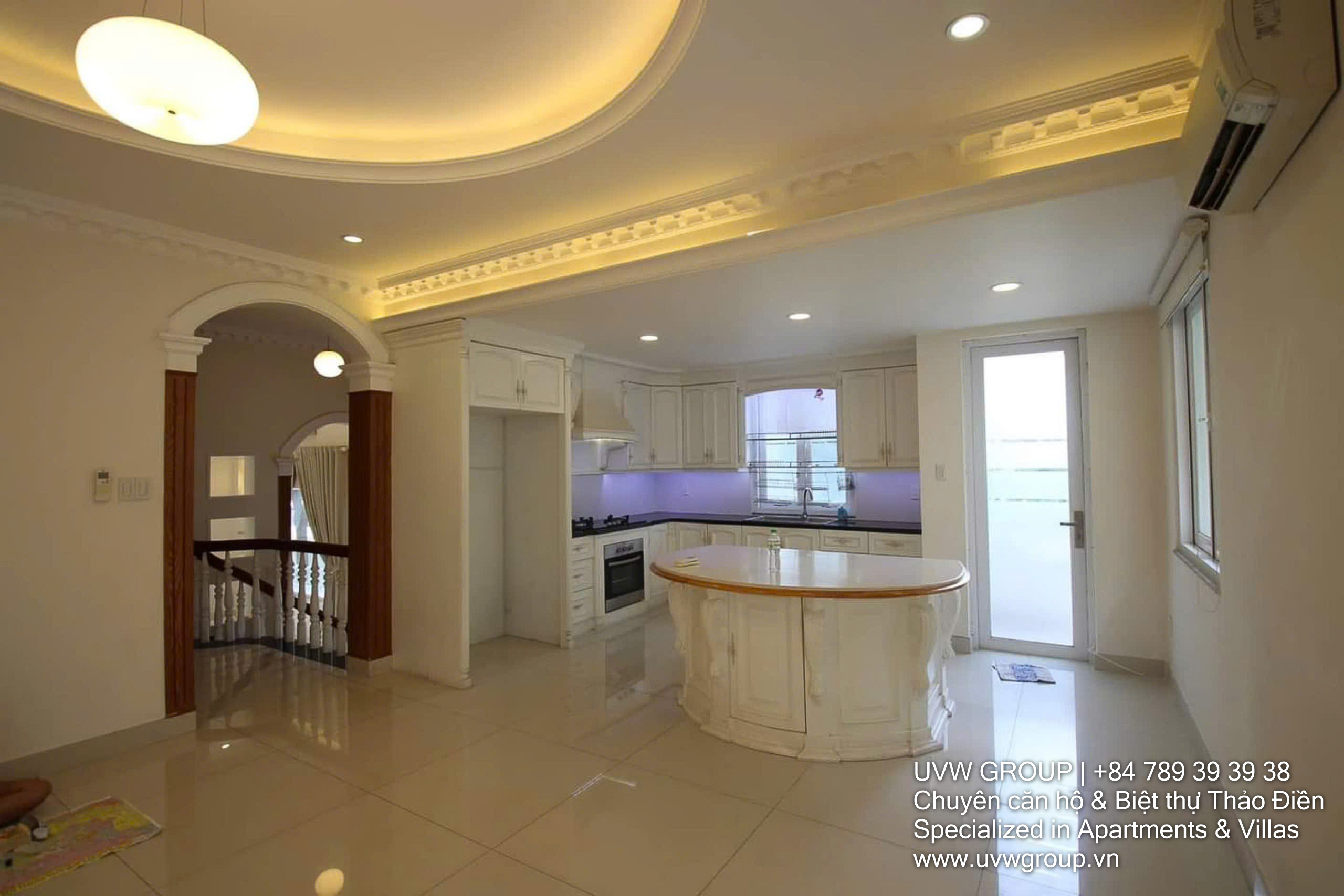 4-bedroom villa with garden and pool for rent in Thao Dien, District 2