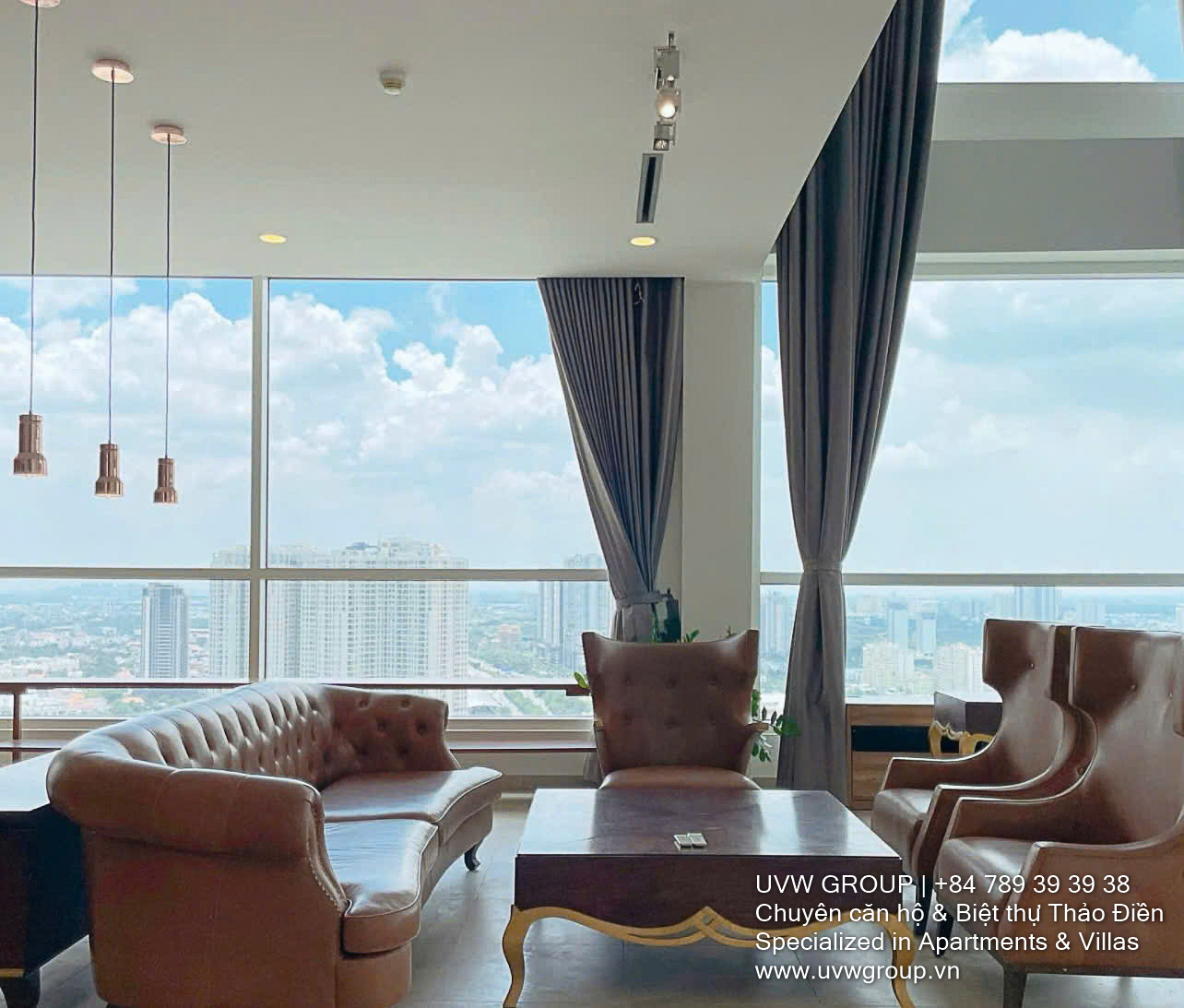 Corner penthouse for sale at Thao Dien Pearl, District 2 – 500m²