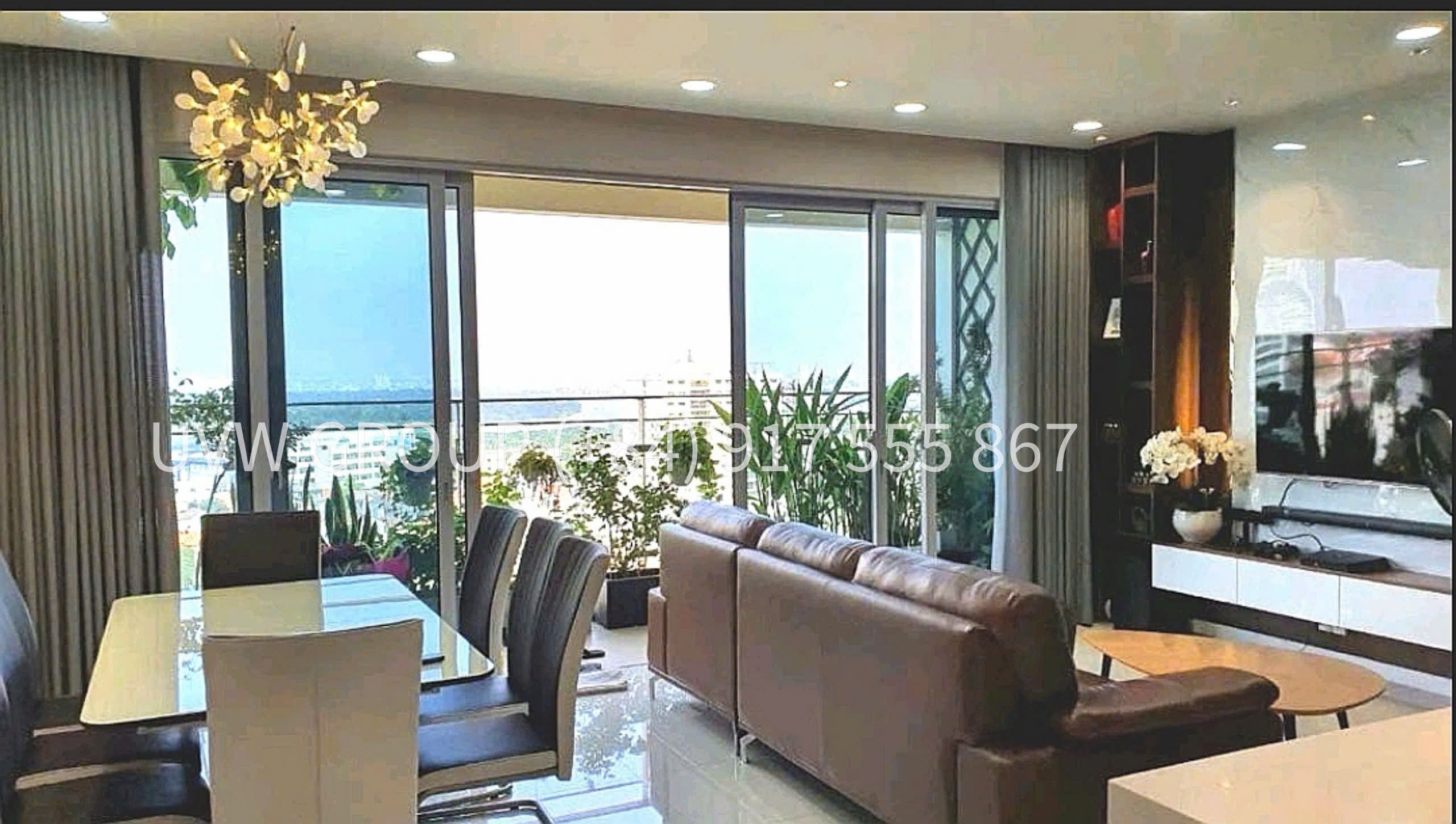 3 bedroom Estella Heights apartment for rent with full furniture