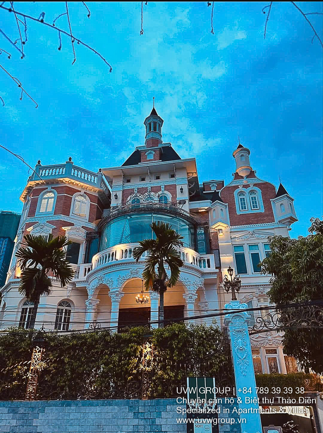Luxury 6-Story Villa for Lease in HCMC | 1,100m² | Ideal for Restaurant, Spa, Office