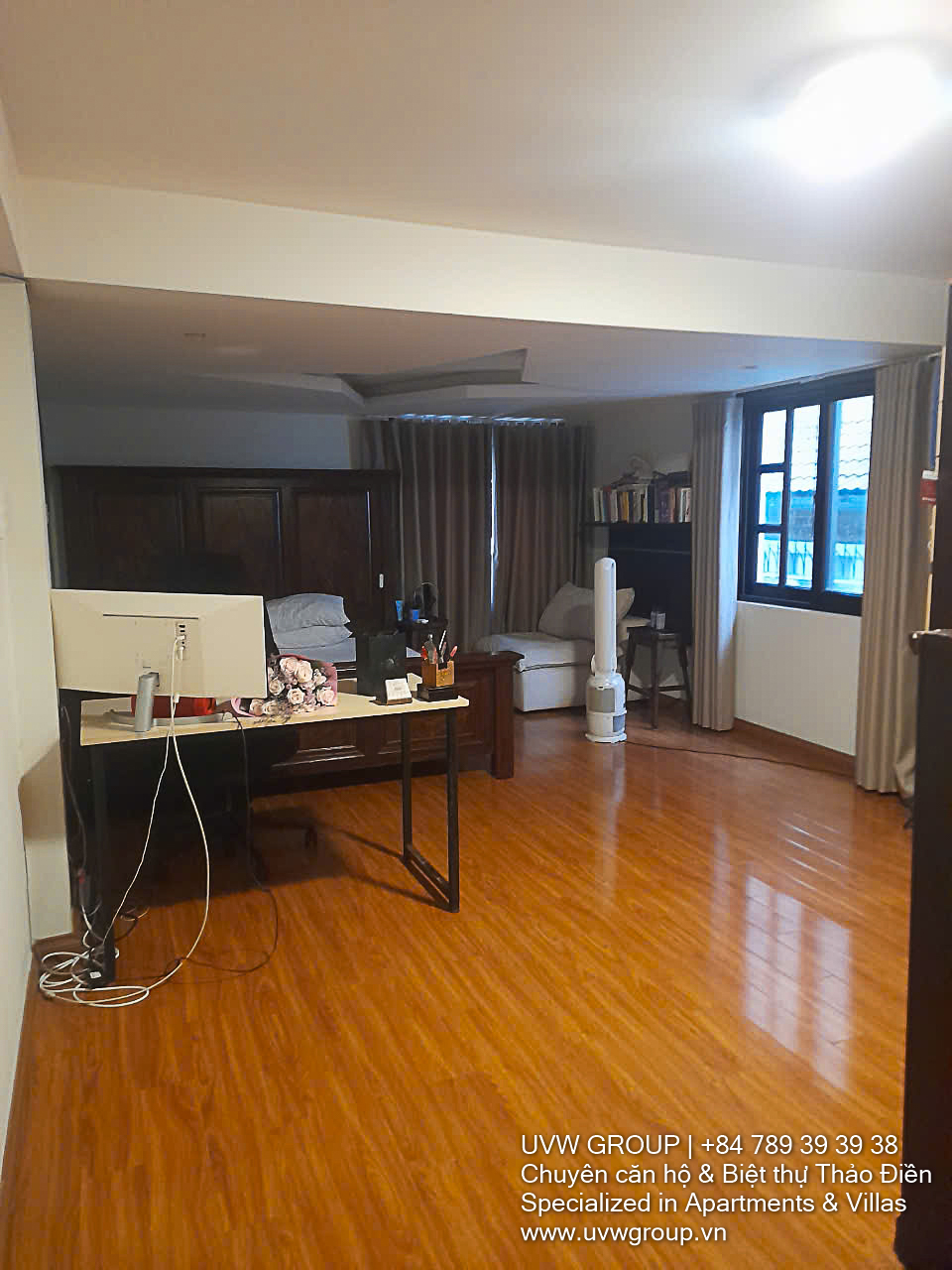 Frontage villa for sale in Fideco Compound, Thao Dien – 384m² land, 5BR, pool, garden, rooftop terrace