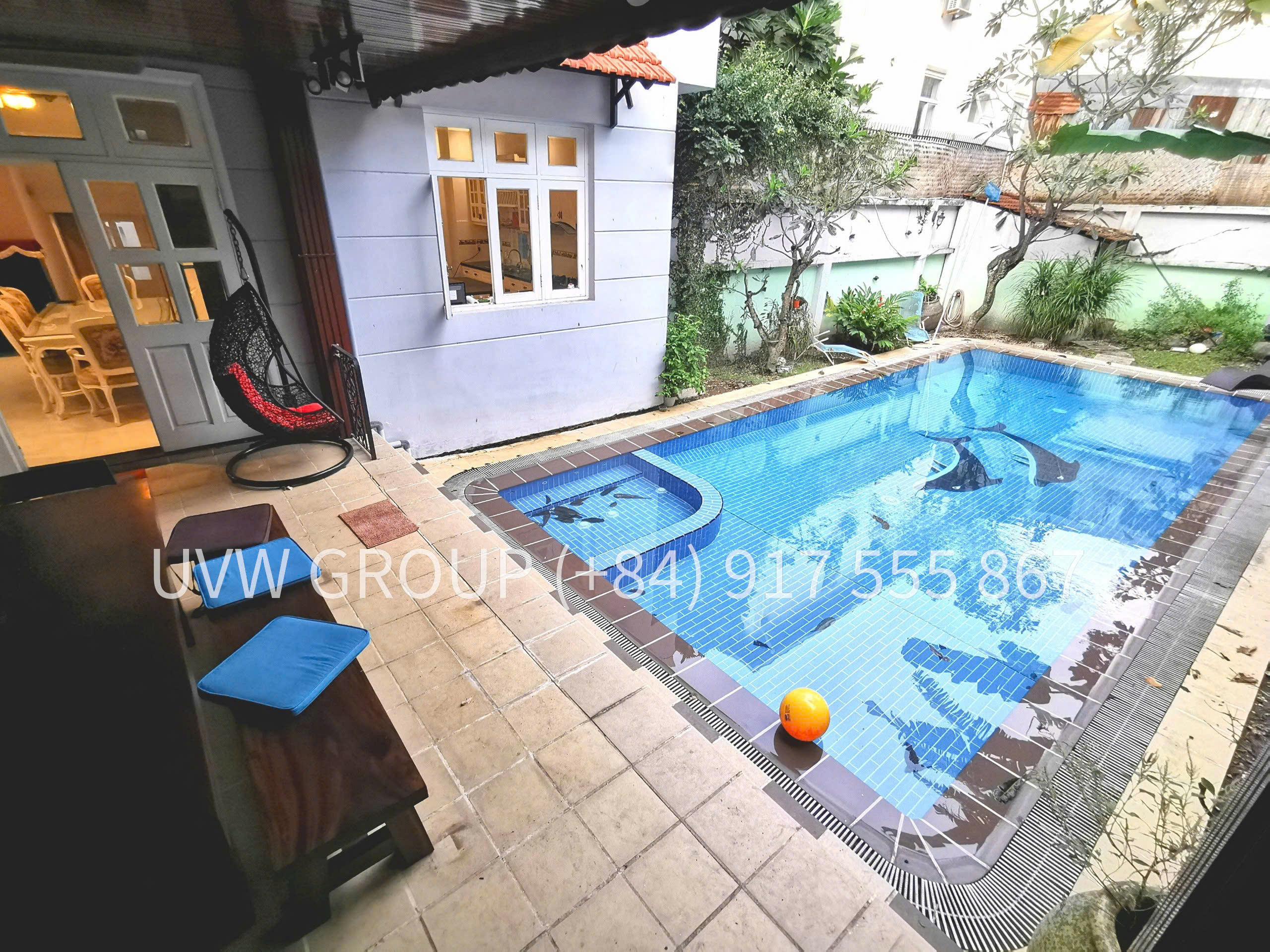 Luxury villa for sale in Thao Dien District 2 with pool and garden – 5 bedrooms, 3 floors, leased at $2800/month