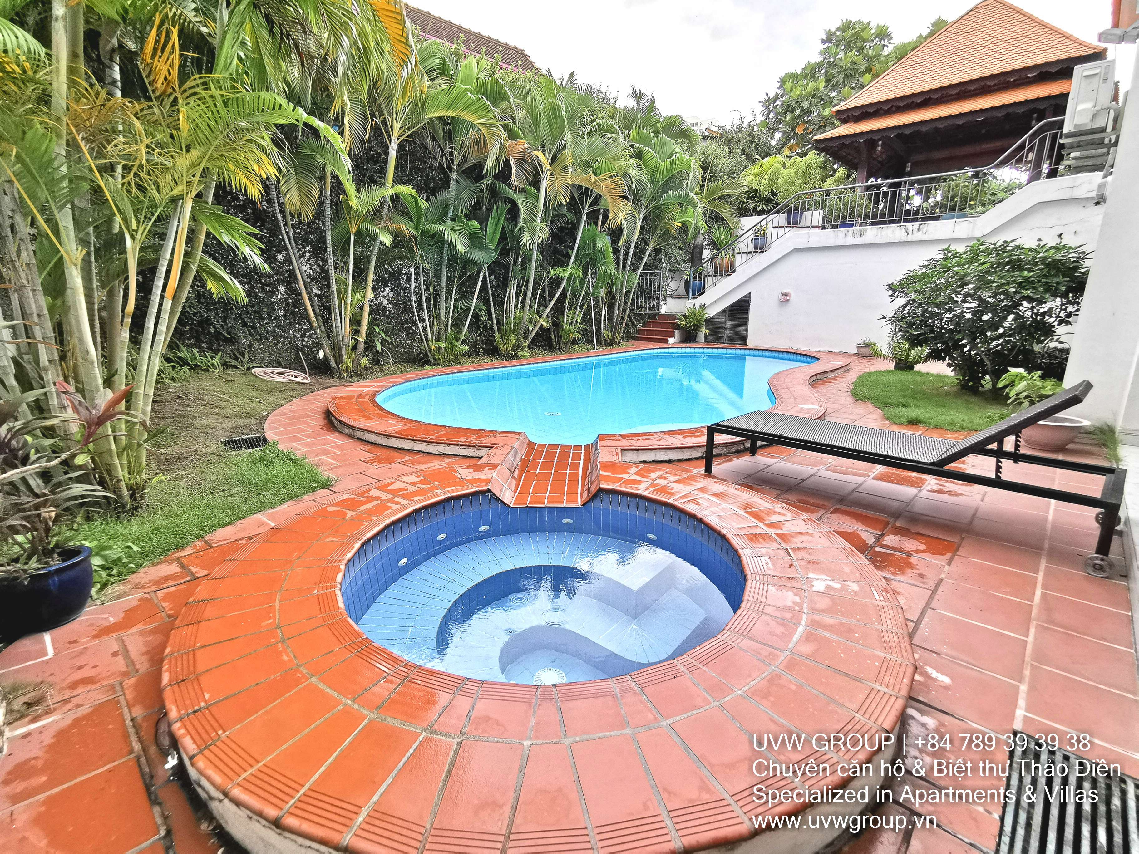 Villa for Rent in Thao Dien | 5BR | 600m² | Basic Furnished | $4,000