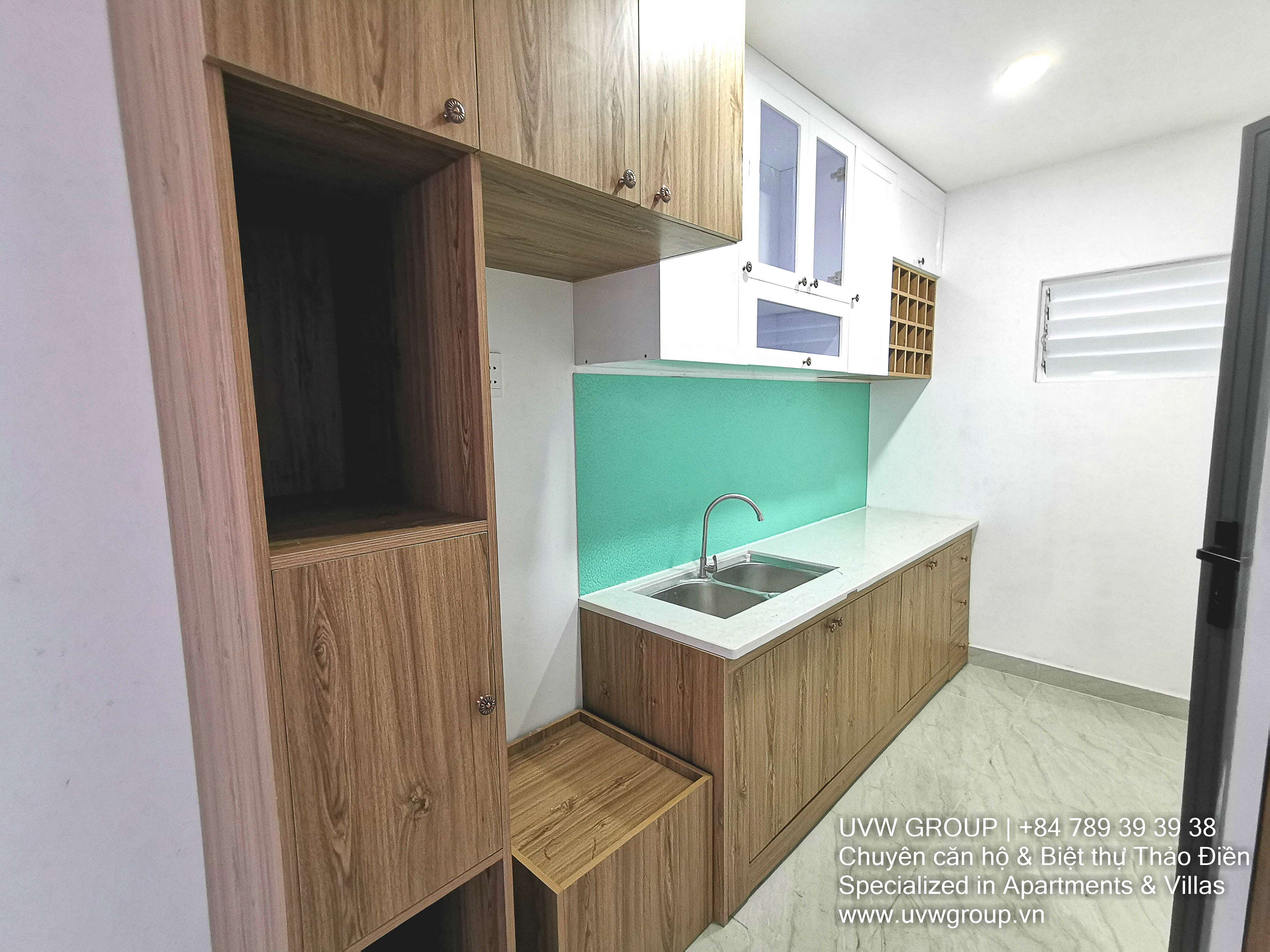 Basic furnished 2-bedroom house for rent in An Phu, 100m²