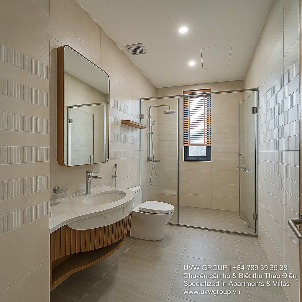 5-bedroom brand new villa for rent in Thao Dien, 400m², modern design