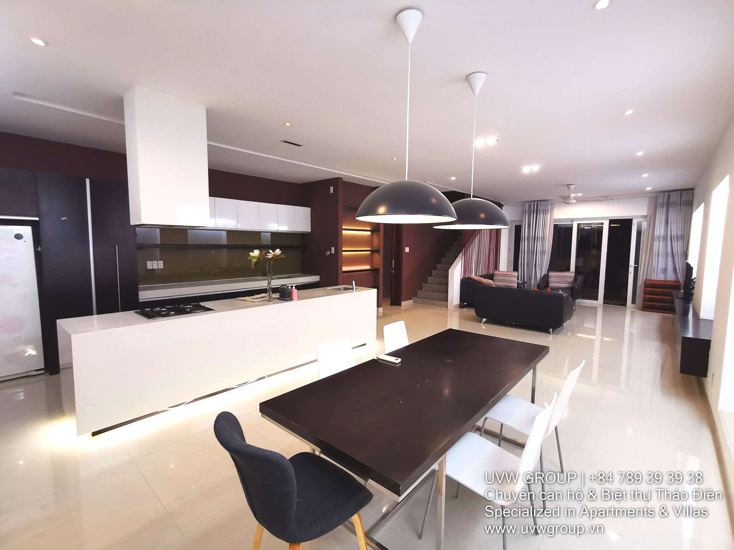 4-bedroom house for rent in Thao Dien with swimming pool and 200m²