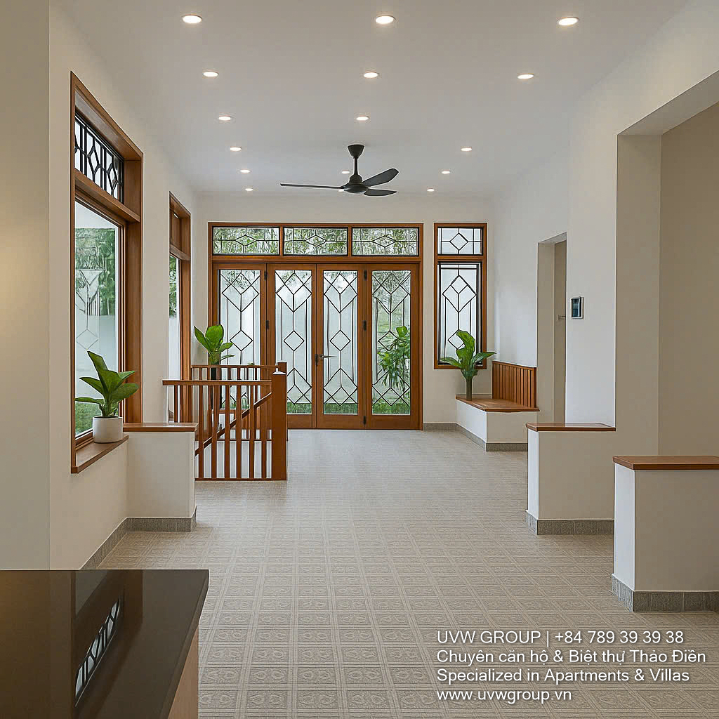 Thao Dien compound villa for rent with pool and garden