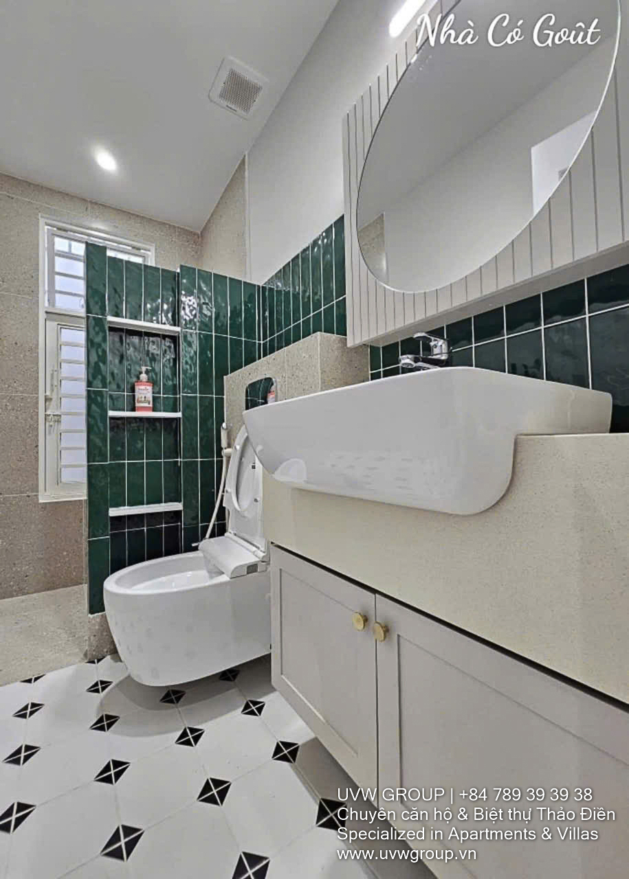 Indochine-style 3-bedroom villa with full furniture and smart key in Thao Dien