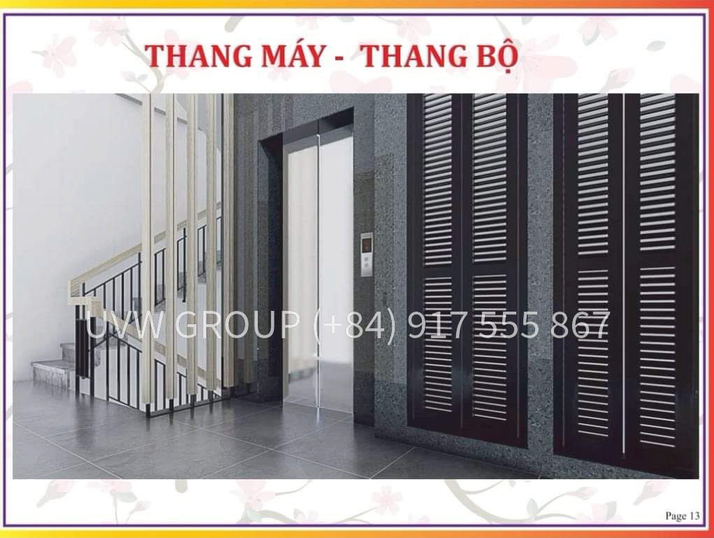 Exterior of a serviced apartment building for sale in District 4, Ho Chi Minh City