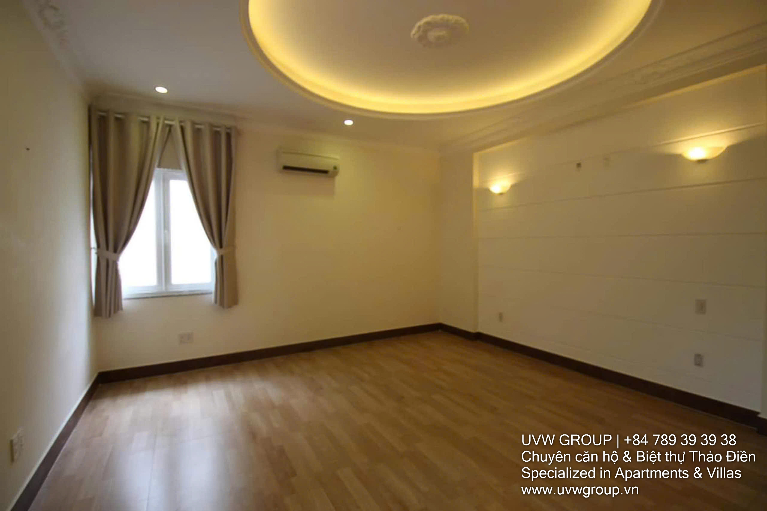 4-bedroom villa with garden and pool for rent in Thao Dien, District 2