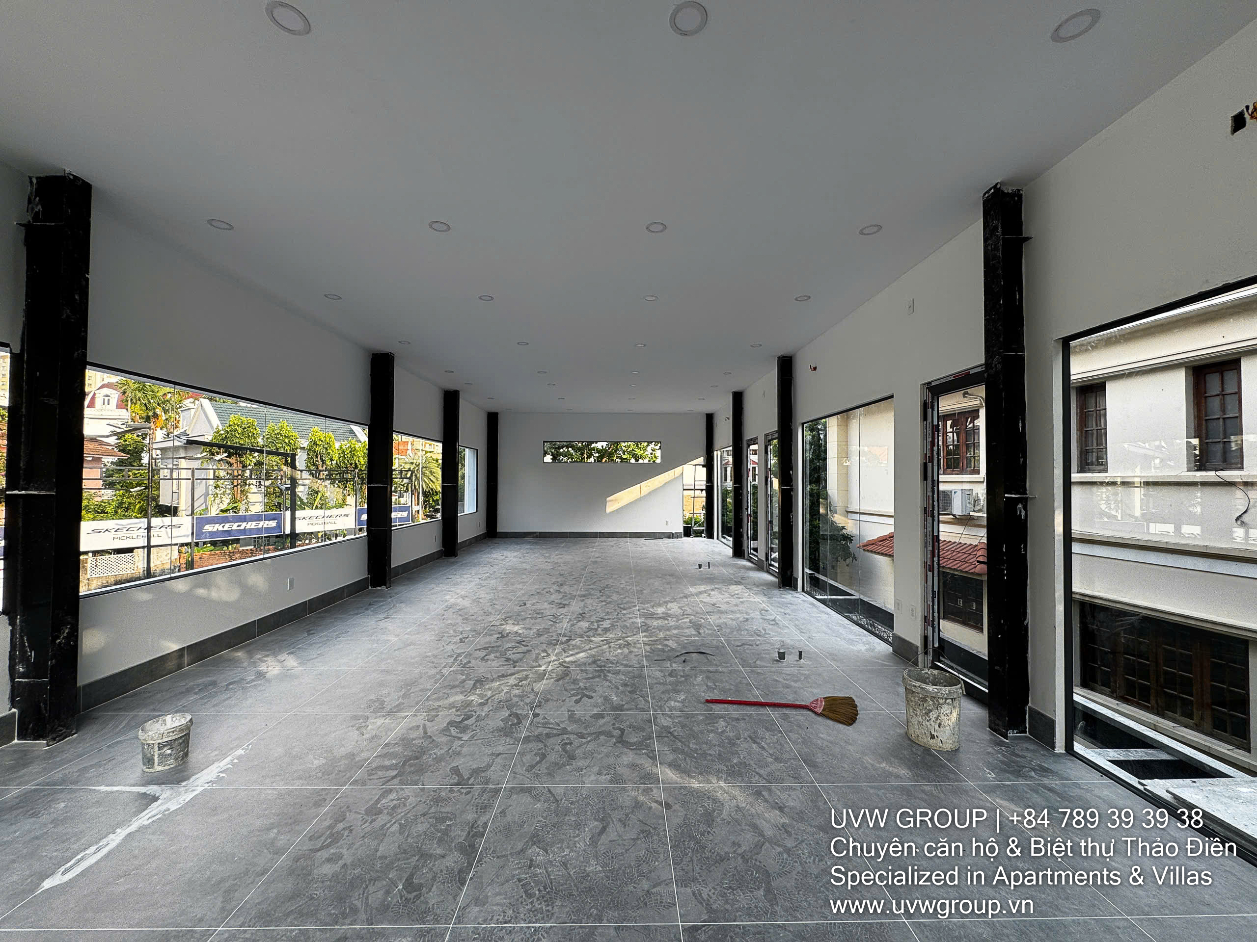 Modern office building for rent in Thao Dien, 83m², 2 floors, Northwest facing
