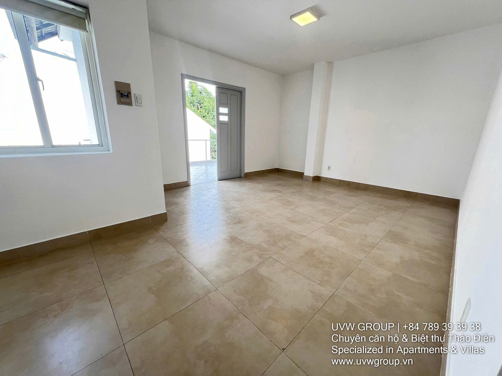 Luxury villa for lease in Compound 200 Thao Dien, 4BR with basement